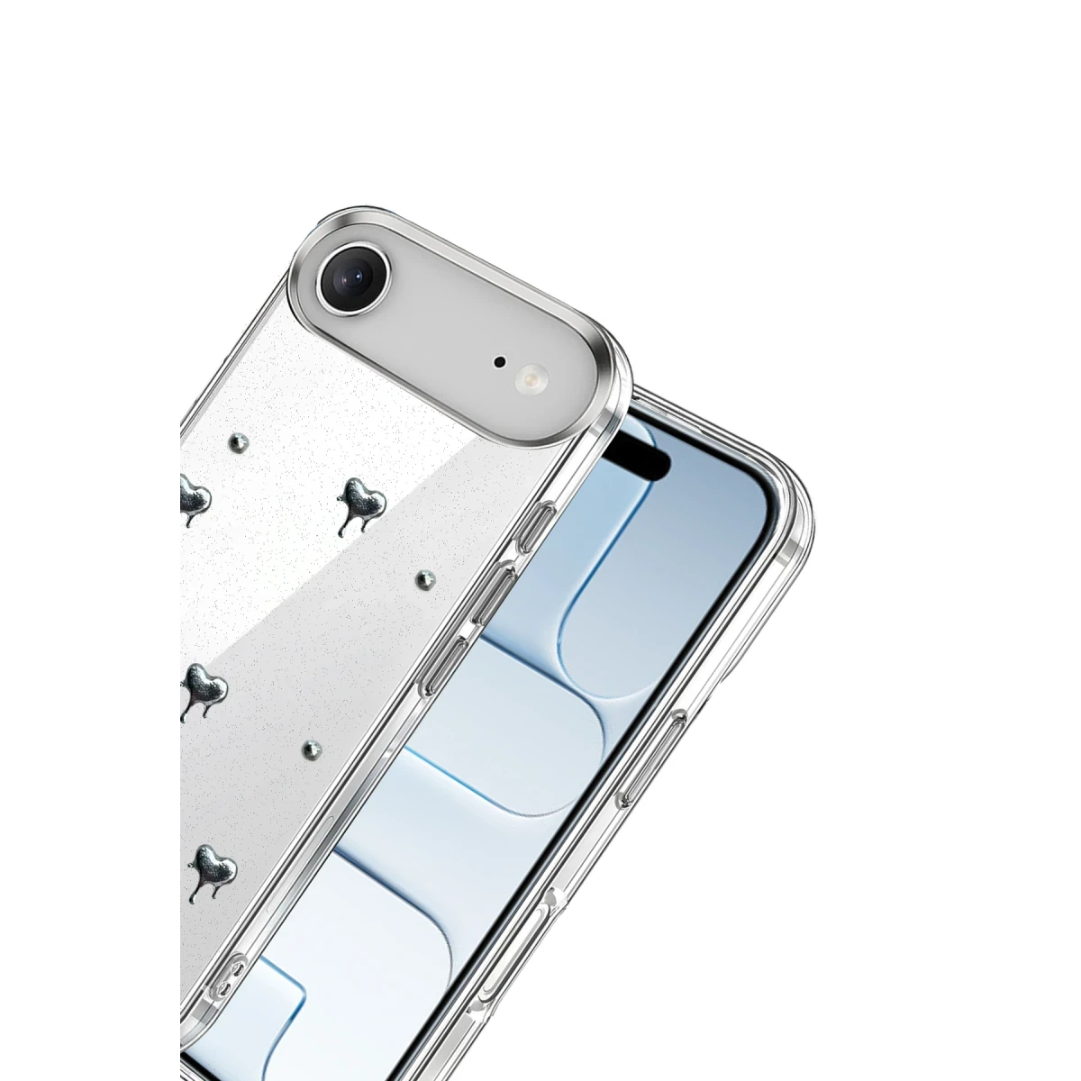 Newface Apple iPhone 17 Air Fiyonk Desenli Kapak - Desen 1 — görsel 6