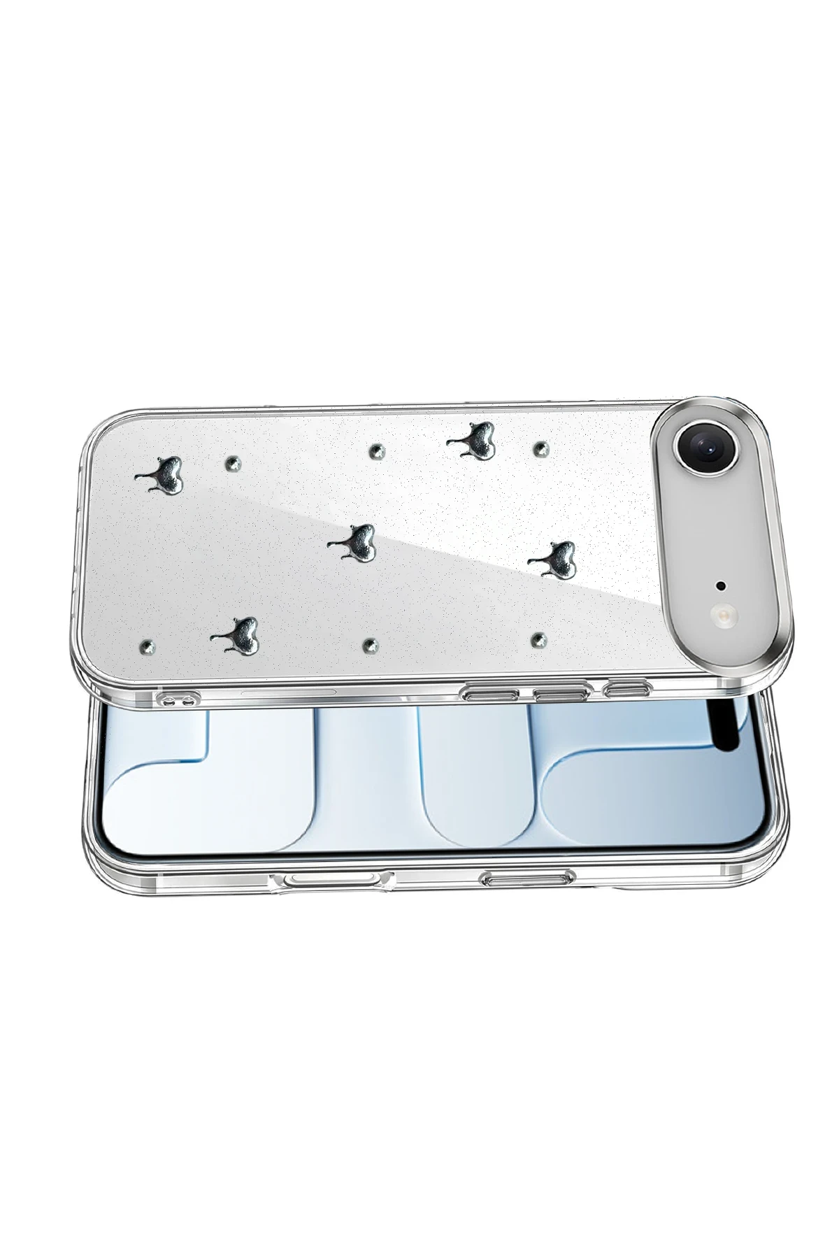 Newface Apple iPhone 17 Air Fiyonk Desenli Kapak - Desen 1