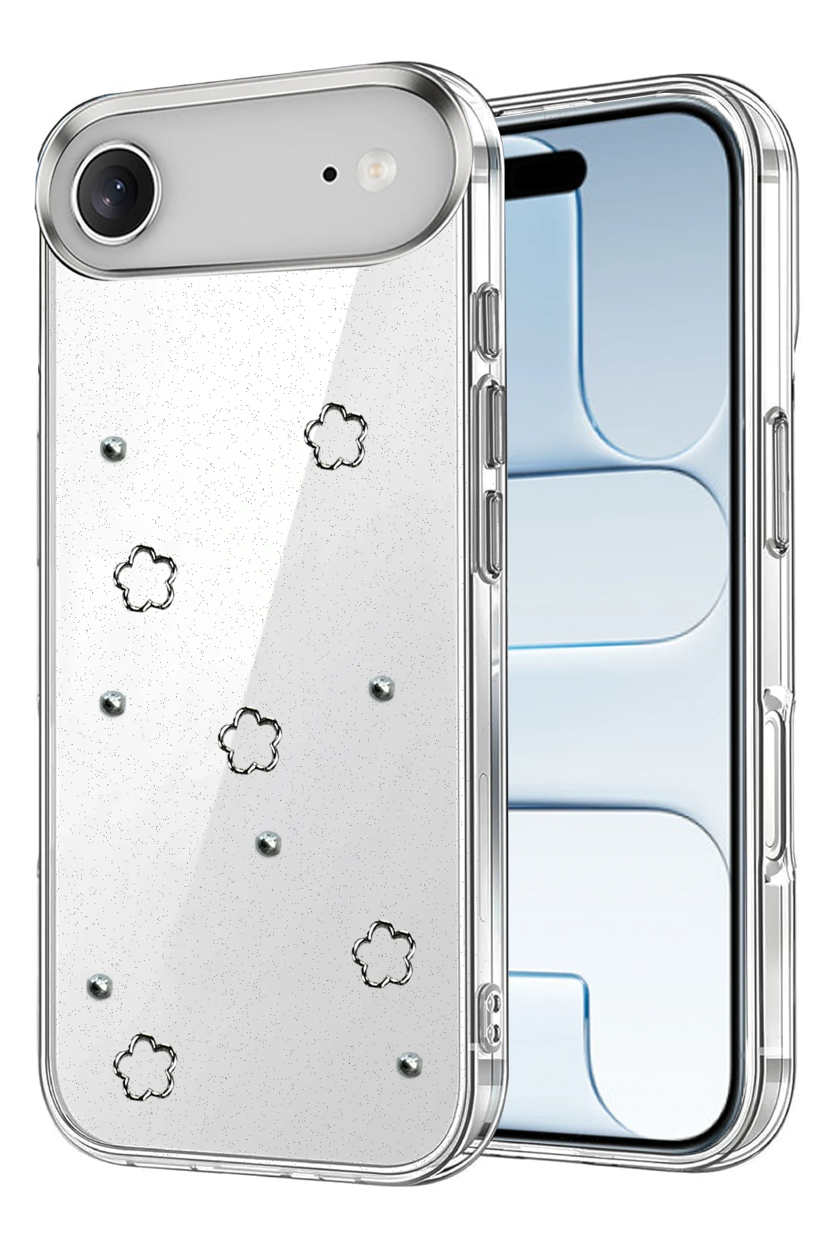 Newface Apple iPhone 17 Air Fiyonk Desenli Kapak - Desen 2
