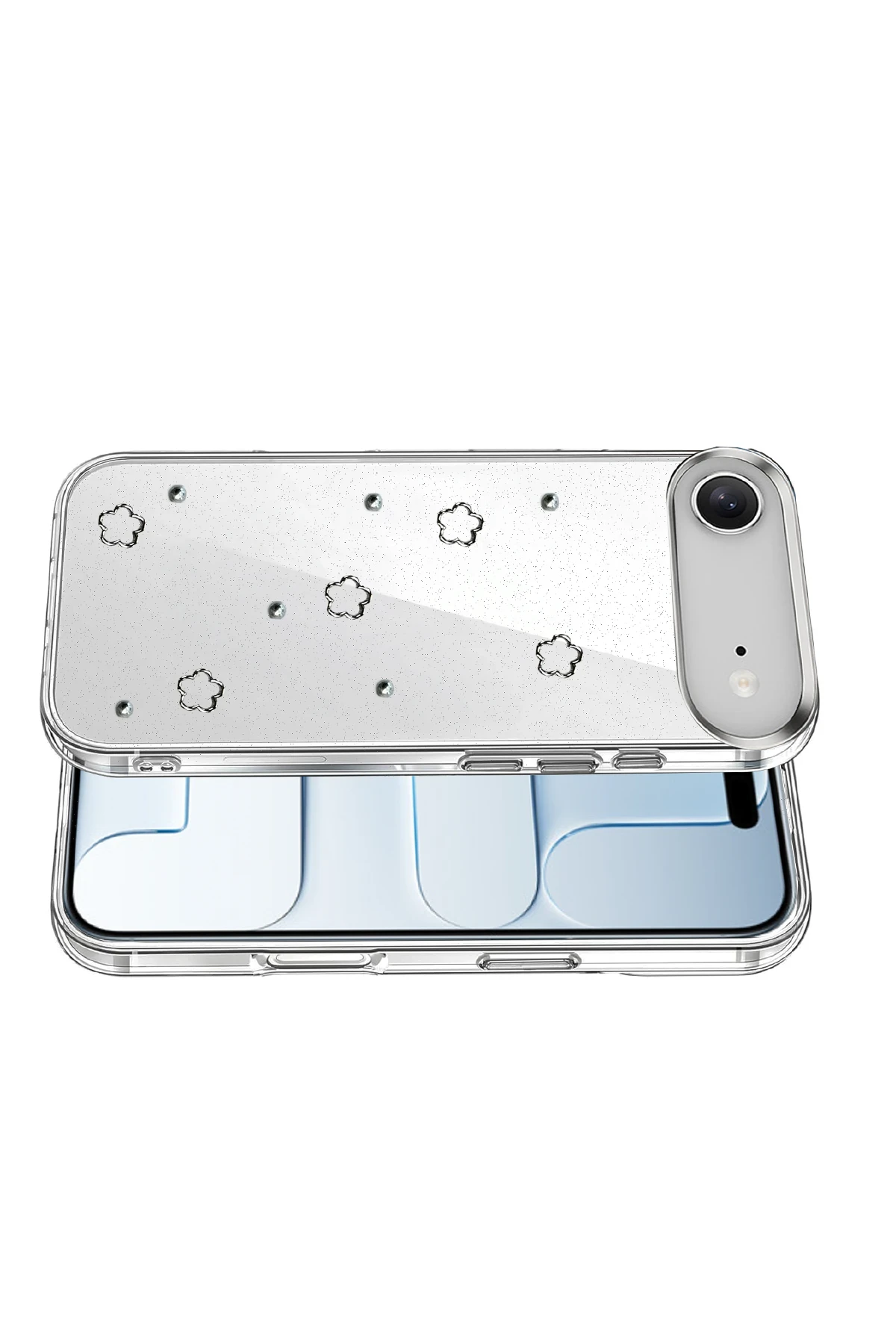 Newface Apple iPhone 17 Air Fiyonk Desenli Kapak - Desen 2