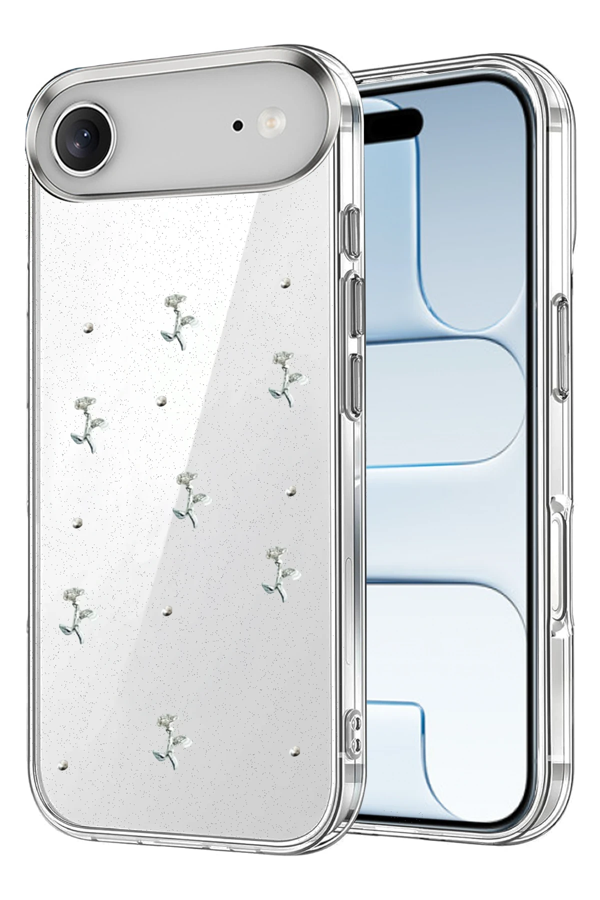 Newface Apple iPhone 17 Air Fiyonk Desenli Kapak - Desen 4