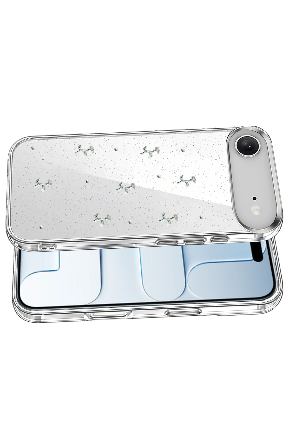 Newface Apple iPhone 17 Air Fiyonk Desenli Kapak - Desen 4