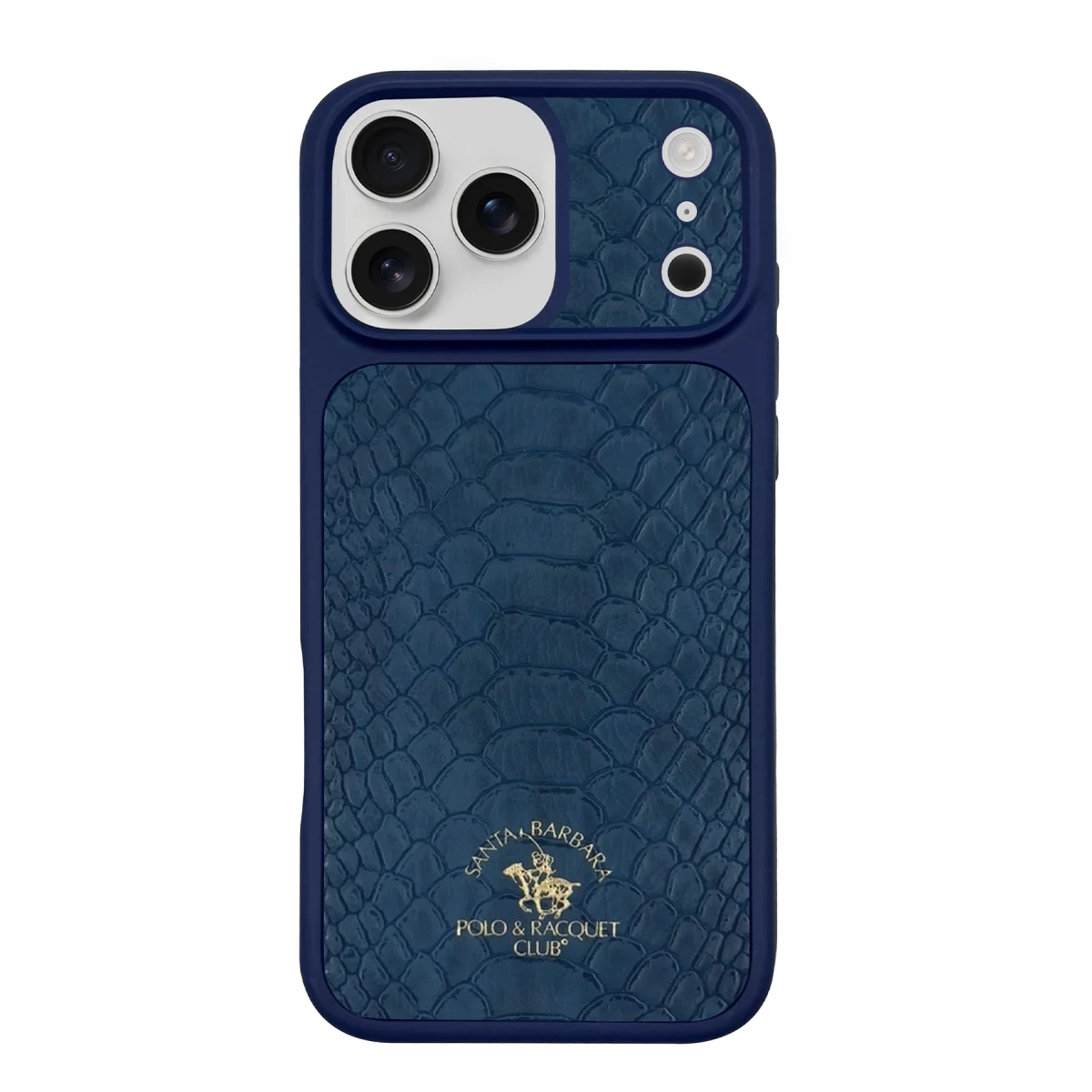 Santa Barbara Polo Racquet Club Apple iPhone 17 Pro Max Knight Deri Kapak - Lacivert