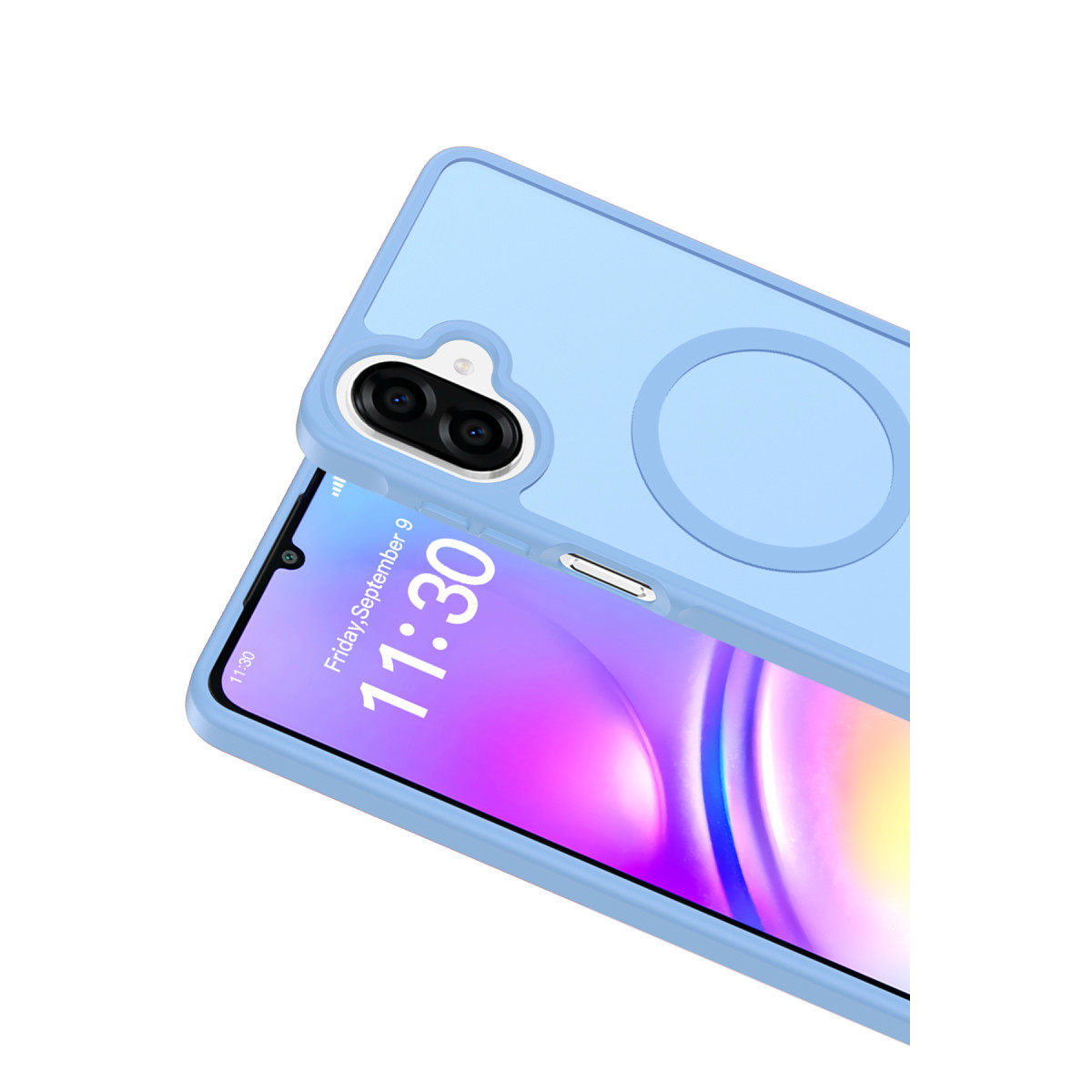 Joko Samsung Galaxy A07 4G Jota Magsafe Kapak - Açık Mavi — görsel 9