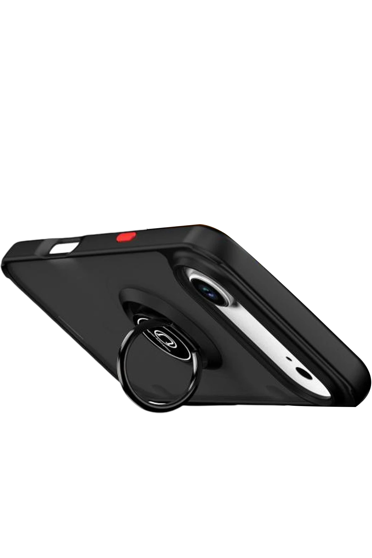 Newface Apple iPhone 17 Air Montreal Yüzüklü Silikon Kapak - Siyah