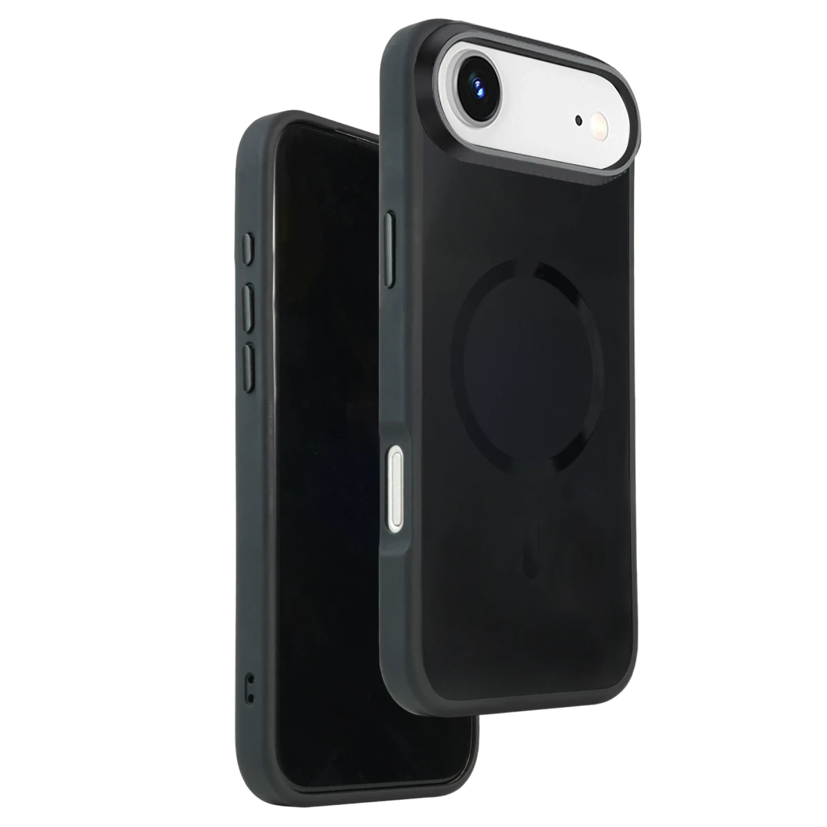 URR Apple iPhone 17 Air IRIS Matte Pure Glass Magsafe Kapak - Siyah