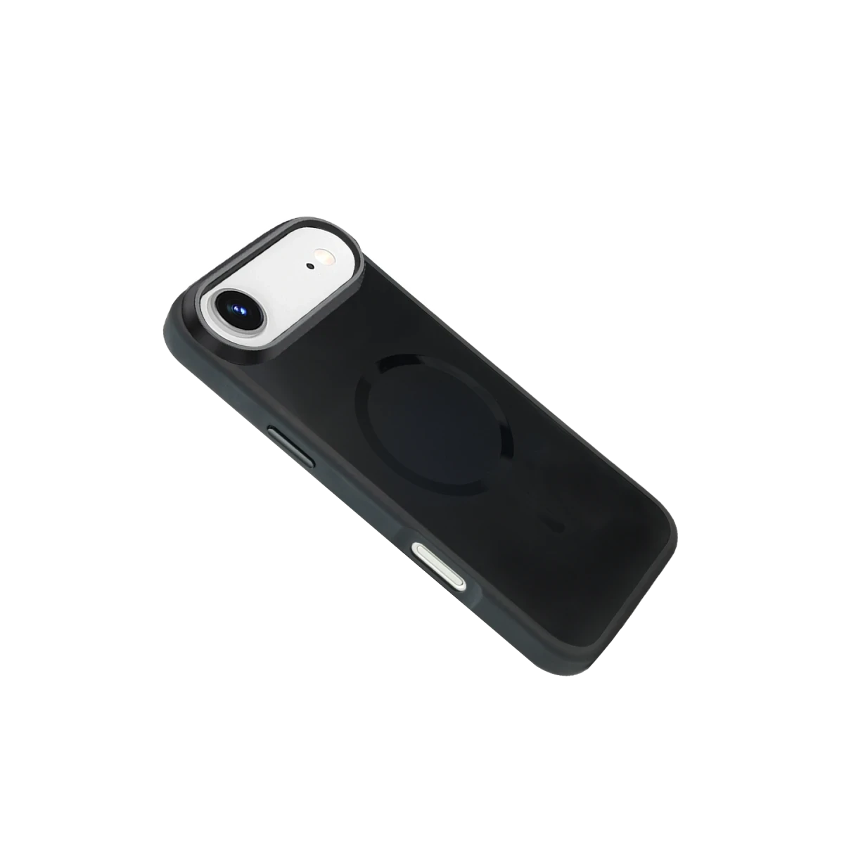URR Apple iPhone 17 Air IRIS Matte Pure Glass Magsafe Kapak - Siyah