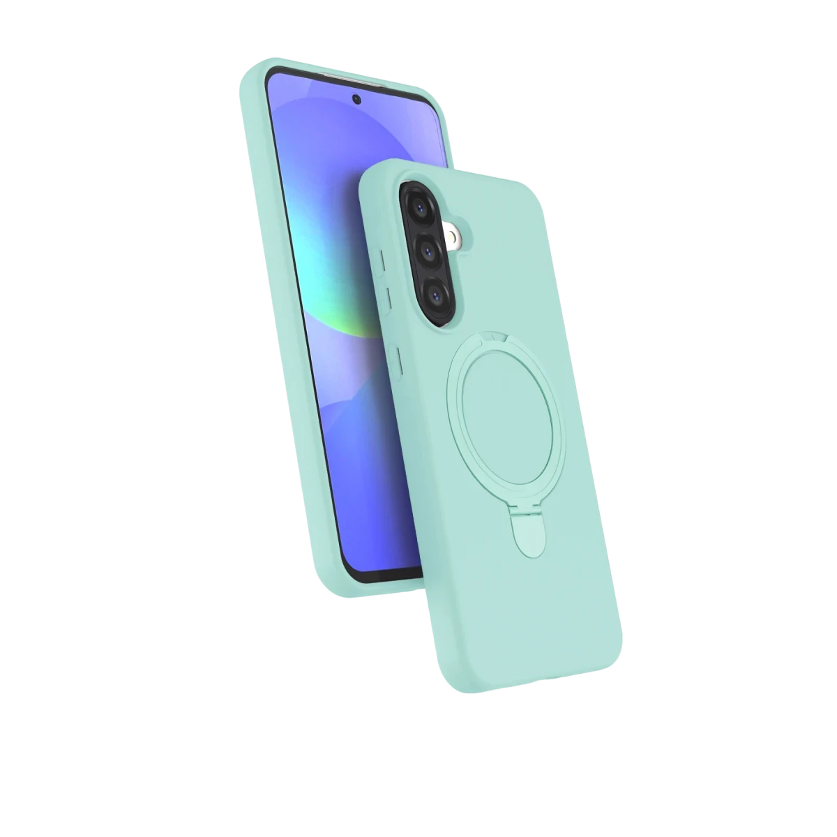 Newface Samsung Galaxy A17 5G Regal Magsafe Standlı Kapak - Su Yeşili
