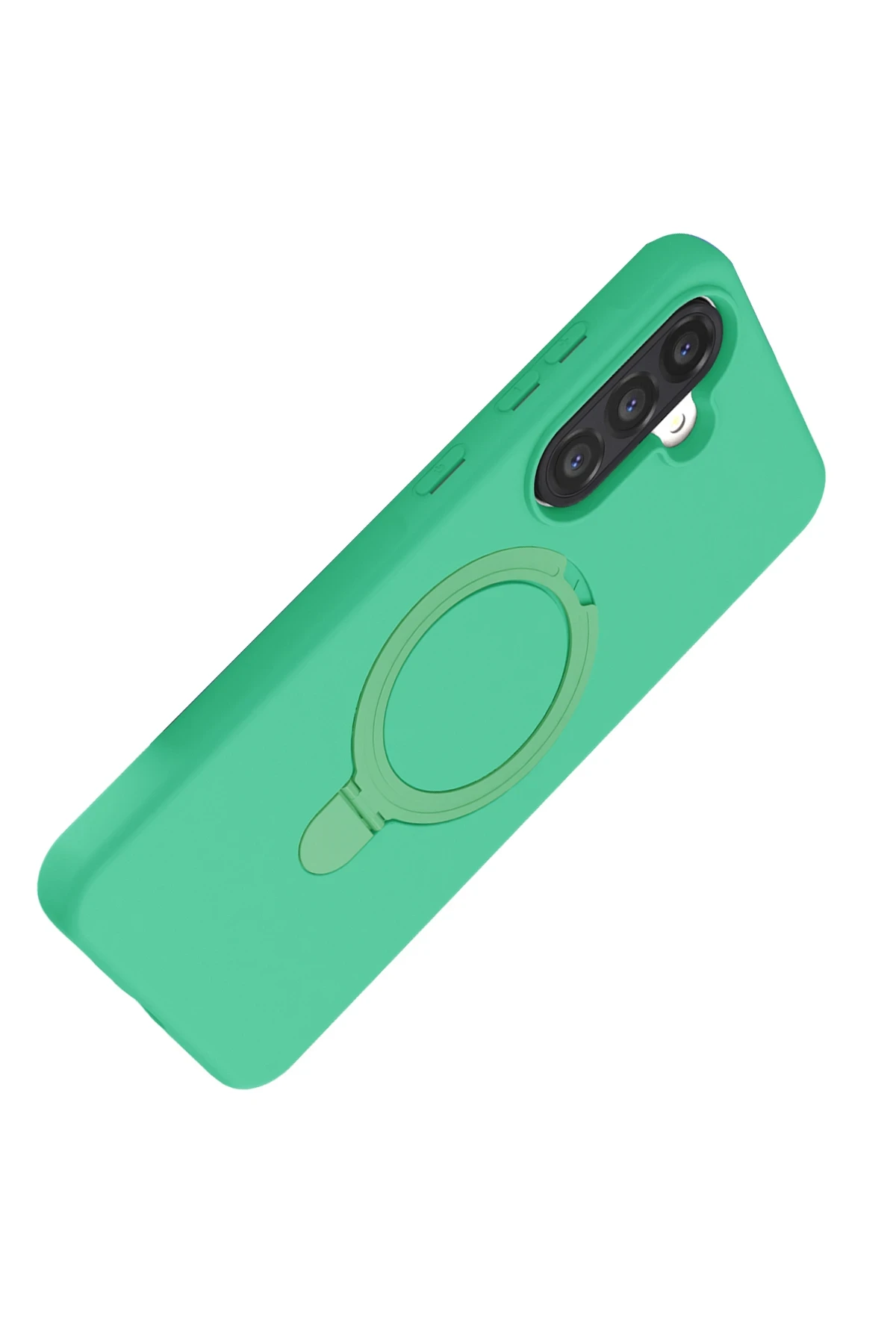 Newface Samsung Galaxy A17 5G Regal Magsafe Standlı Kapak - Yeşil