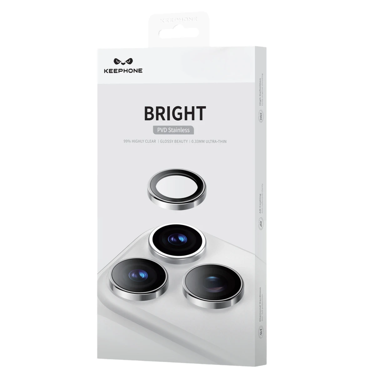 Keephone Apple iPhone 17 Air Bright PVD Metal Kamera Lens - Gold