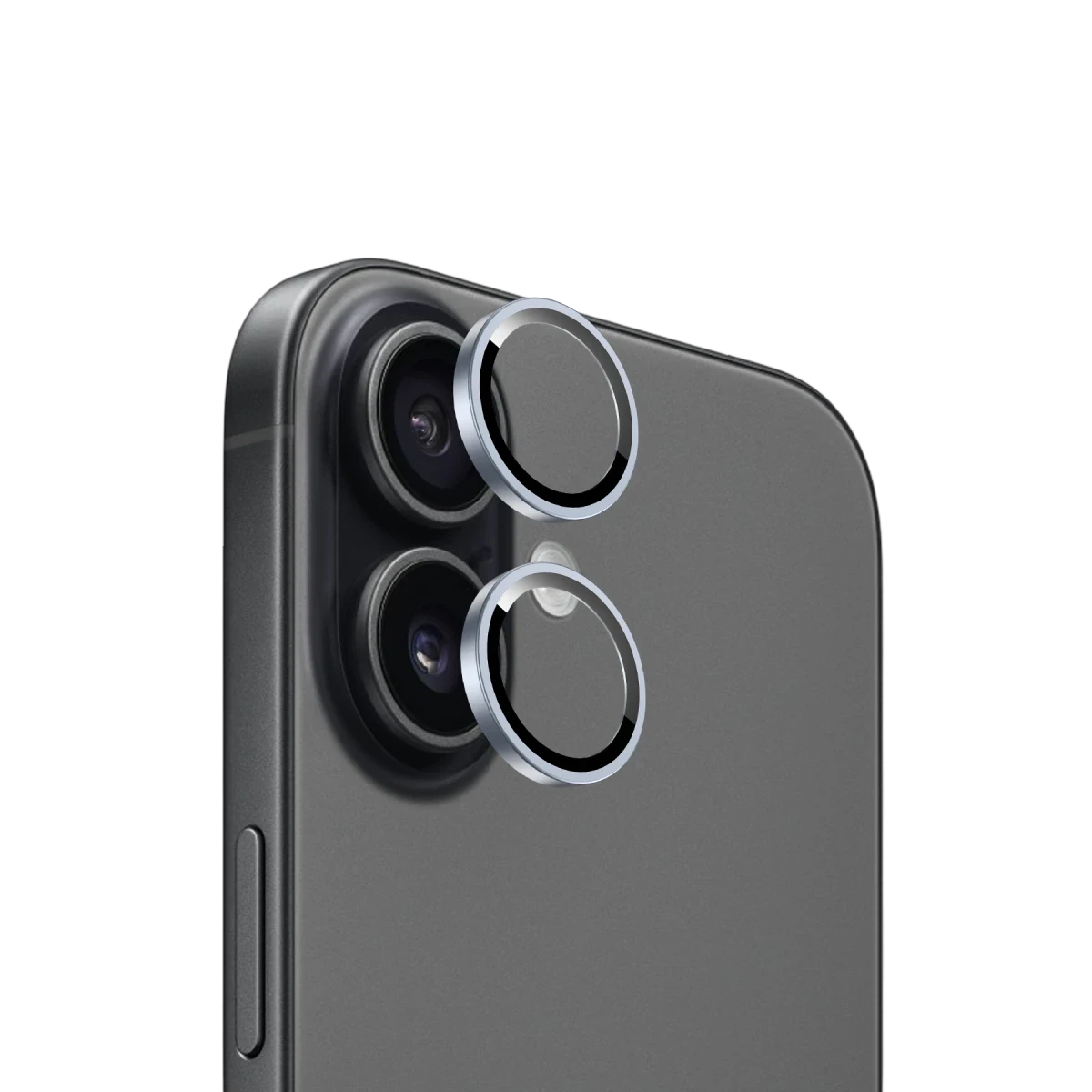 Keephone Apple iPhone 17 Bright PVD Metal Kamera Lens - Mavi