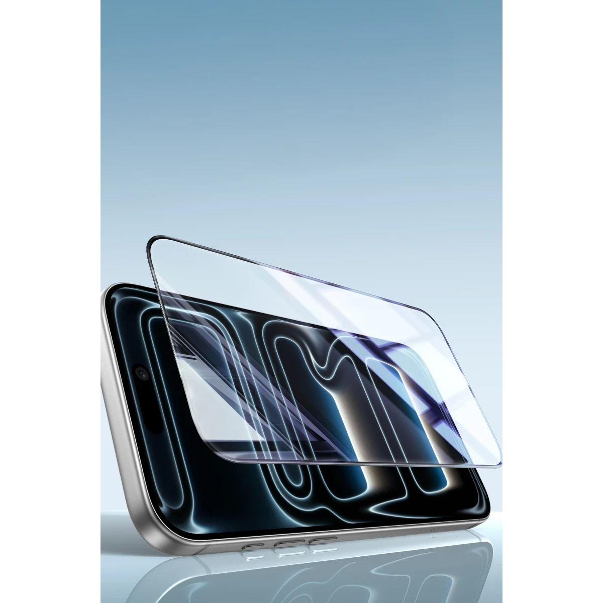 Keephone Apple iPhone 16 Pro Max EasyFit HD Cam Ekran Koruyucu - Siyah