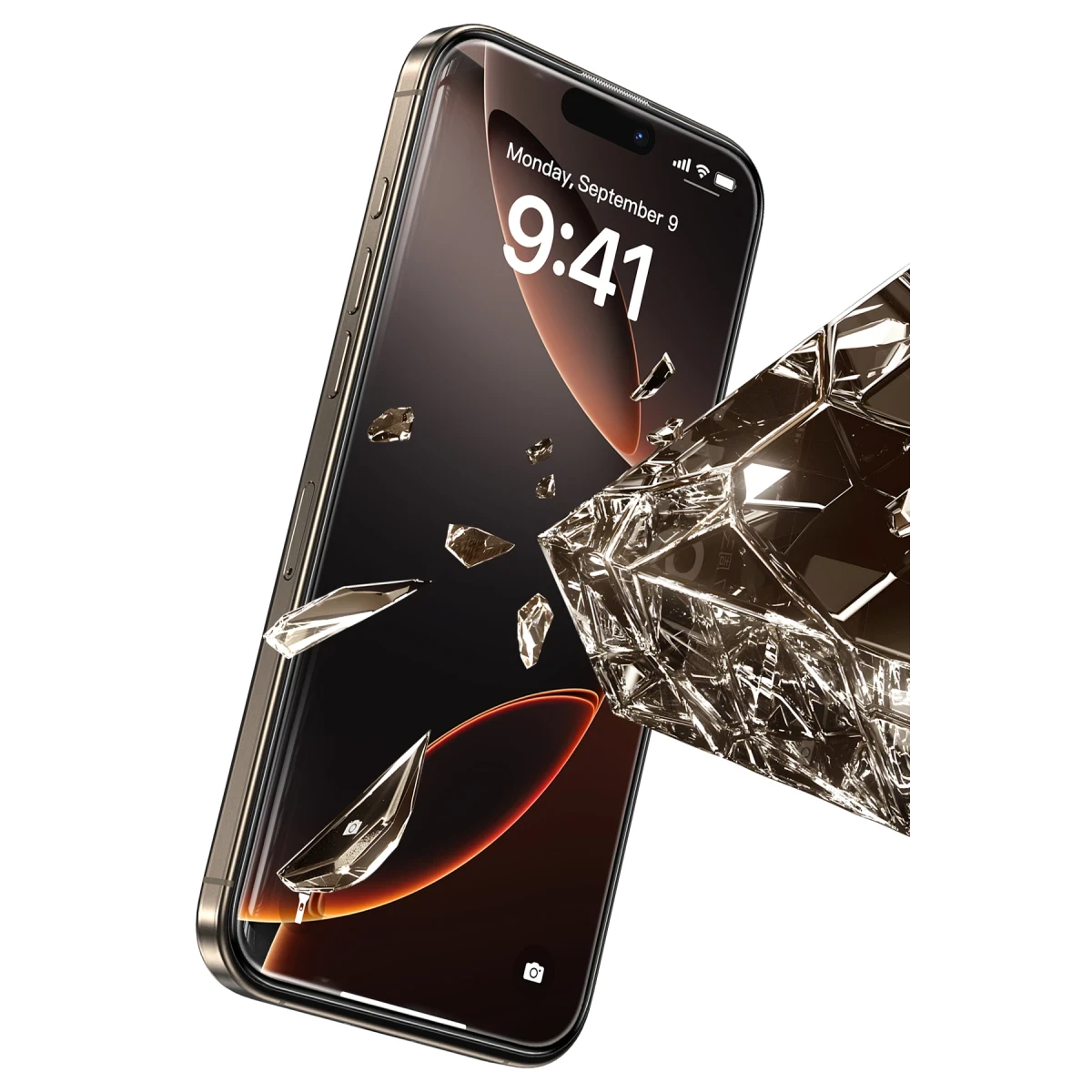Keephone Apple iPhone 17 Air UltraCurve HD 3D Cam Ekran Koruyucu - Siyah