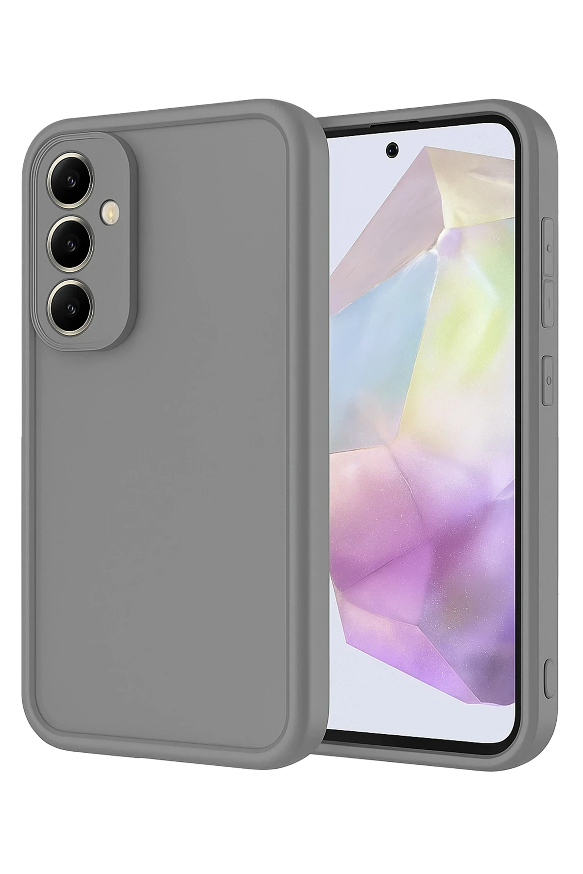 Newface Samsung Galaxy A17 5G Viera Silikon - Gri