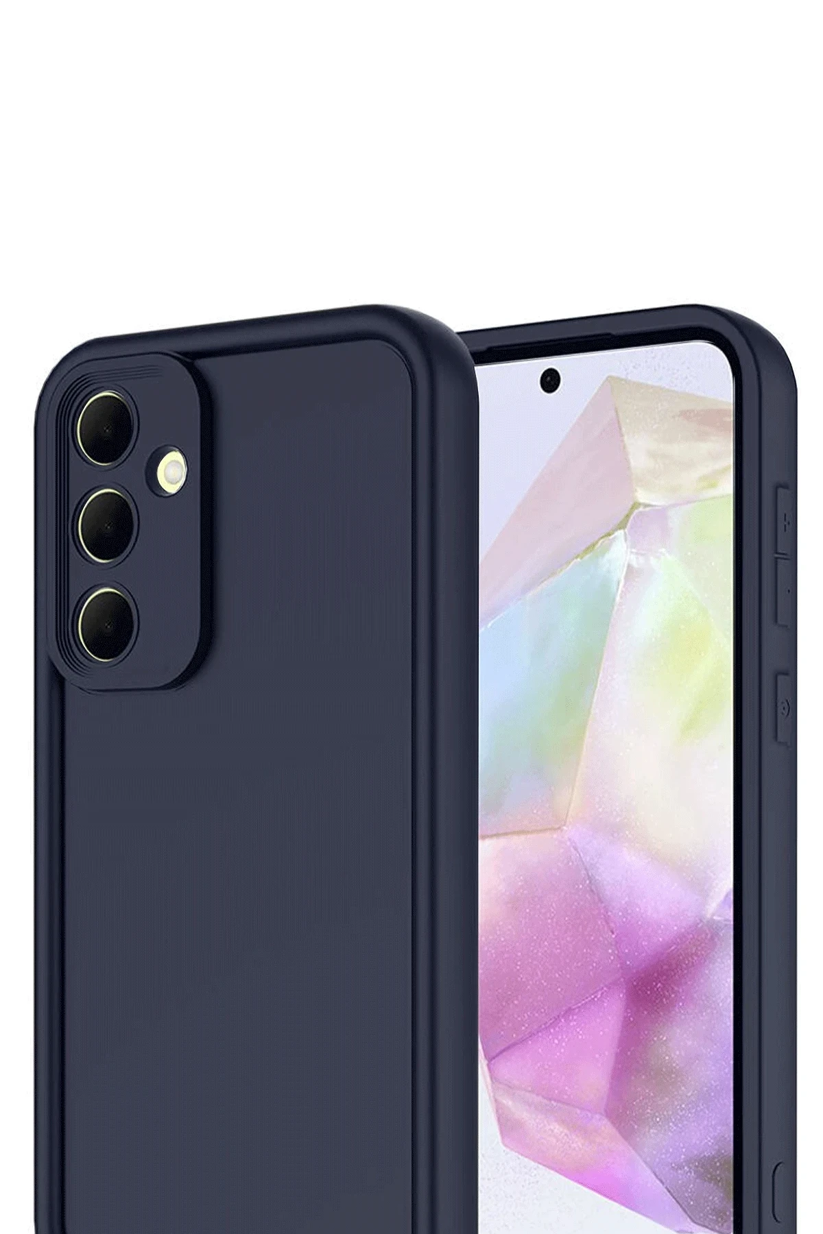 Newface Samsung Galaxy A17 5G Viera Silikon - Lacivert
