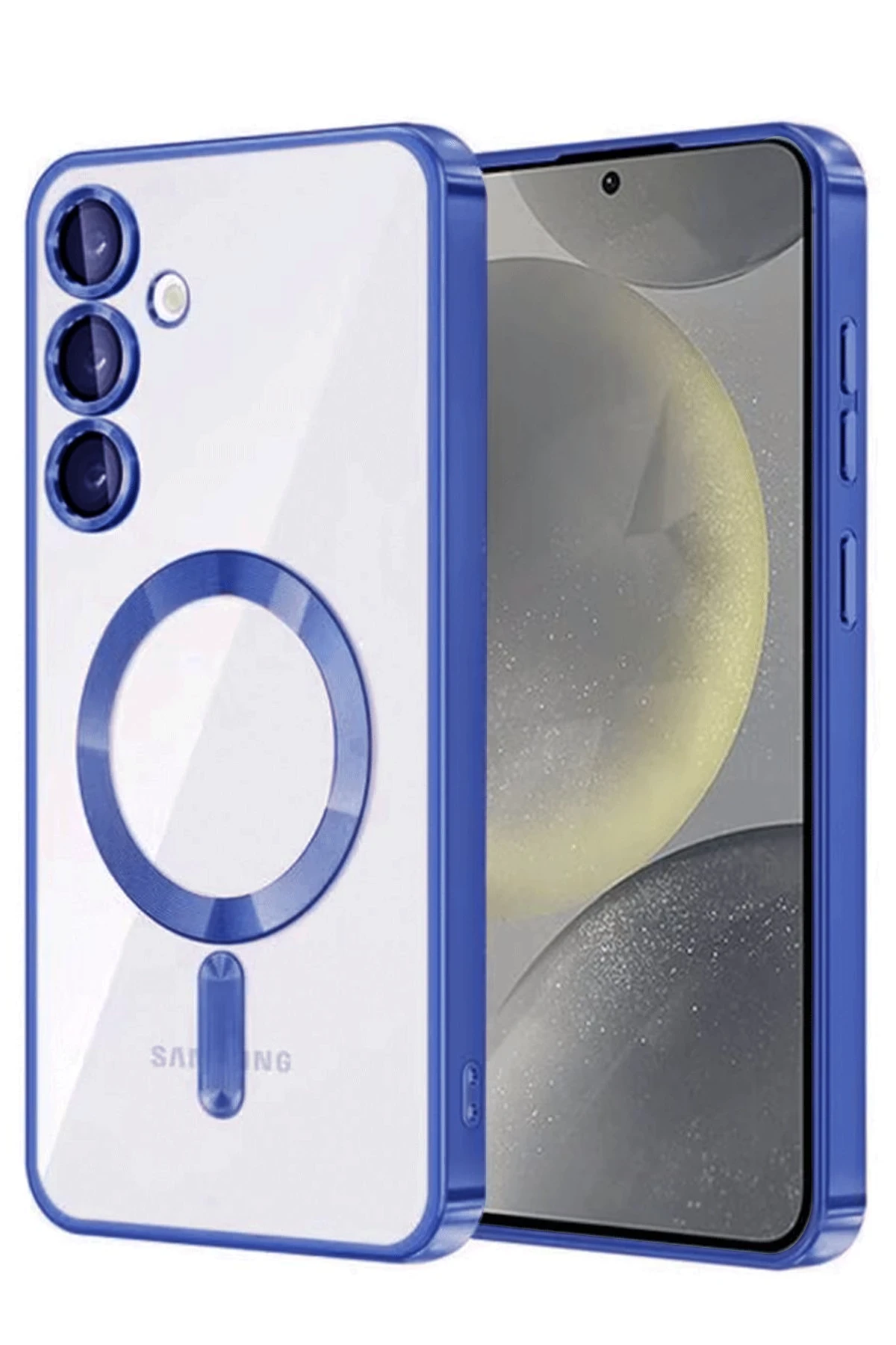 Newface Samsung Galaxy A15 4G Kross Magneticsafe Kapak - Lacivert