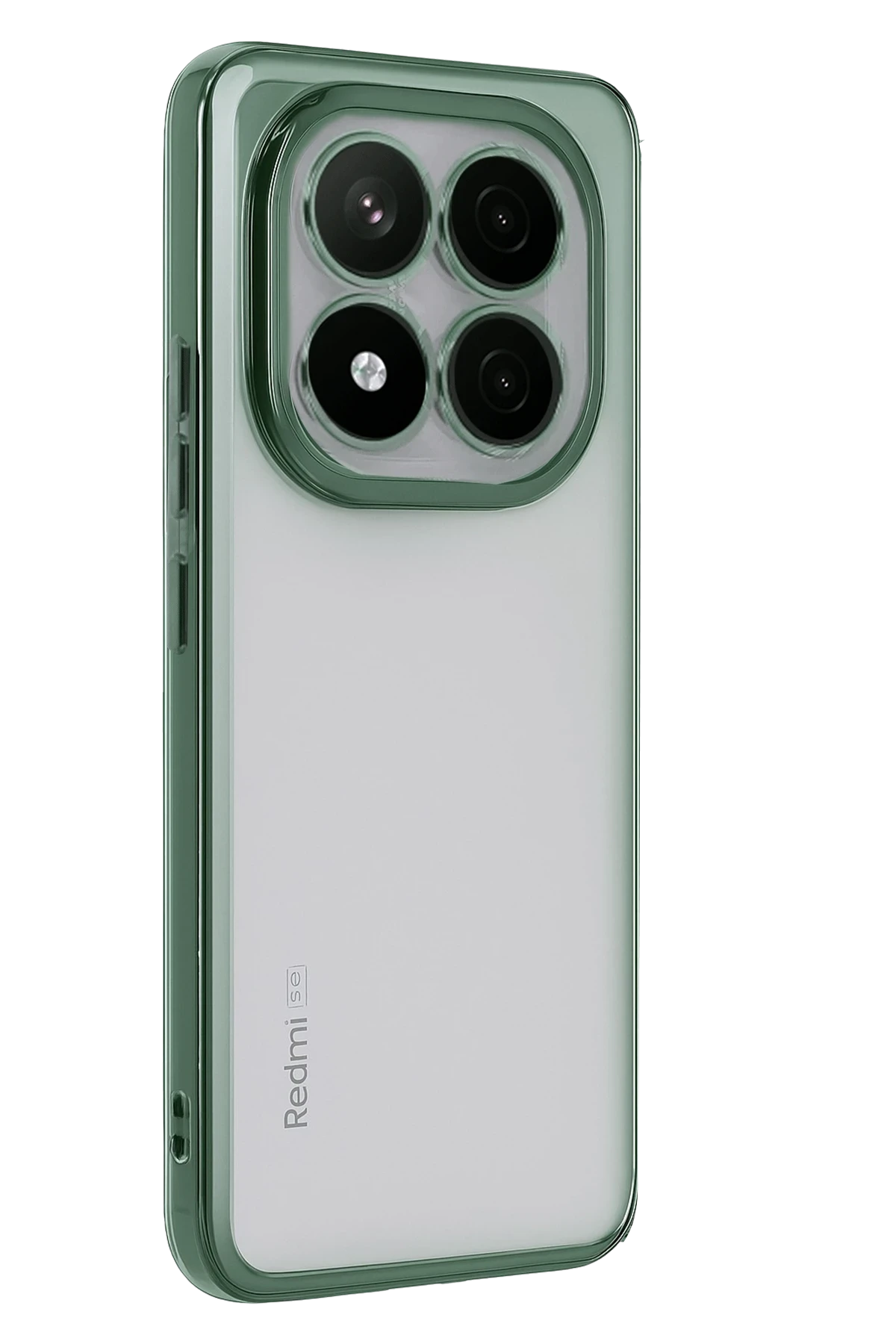 Newface Xiaomi Redmi Note 14 Pro Plus Kılıf Razer Lensli Silikon - Yeşil