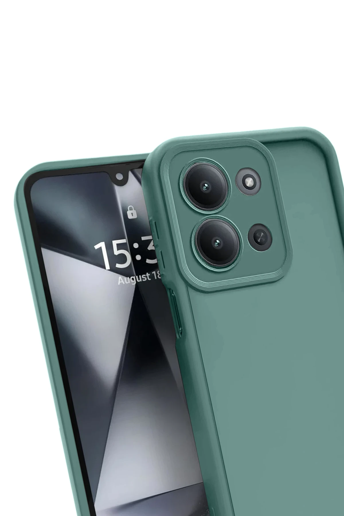 Newface Xiaomi Redmi 15C 4G Viera Silikon - Koyu Yeşil