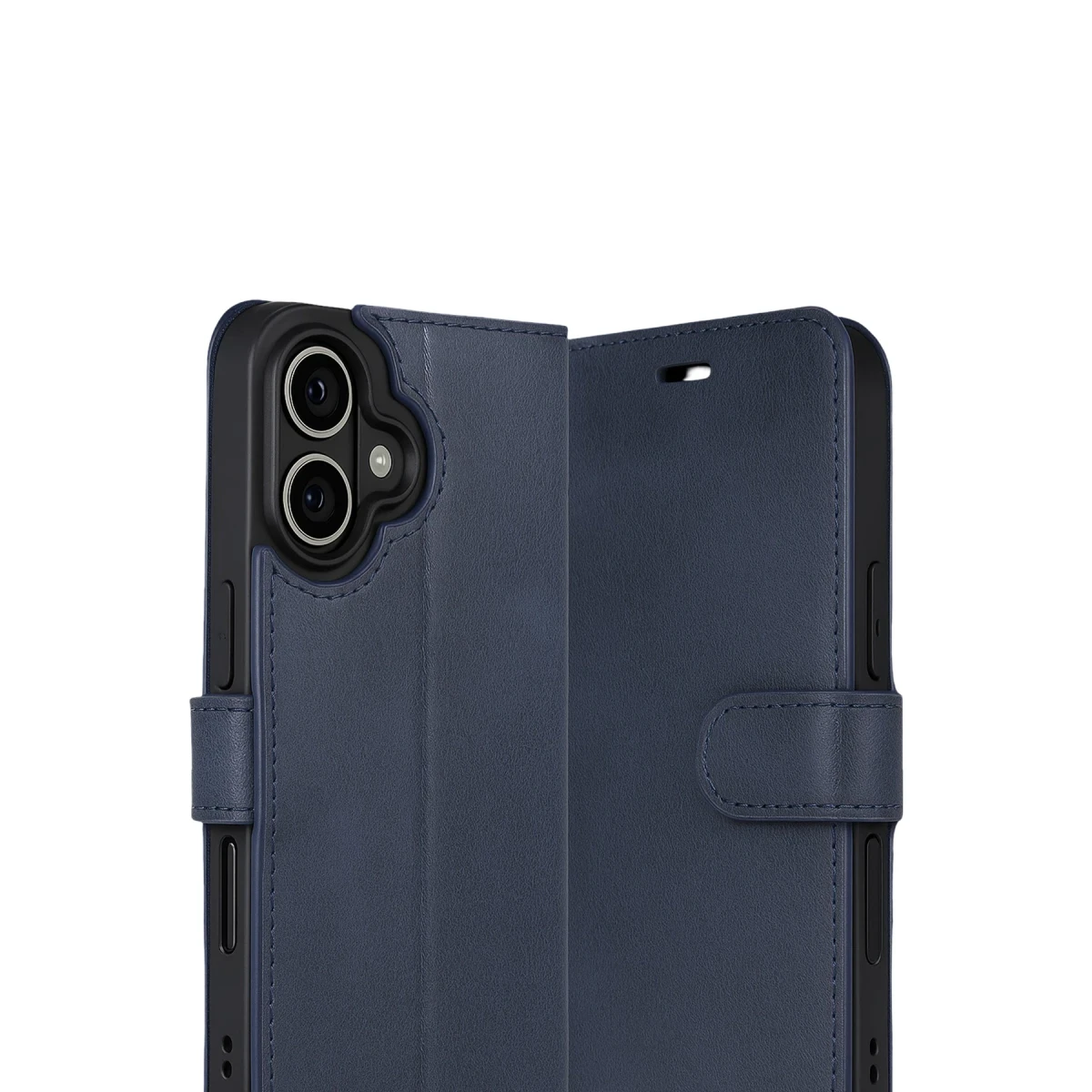 Newface Apple iPhone 17 Trend S Plus Kapaklı Kılıf - Lacivert