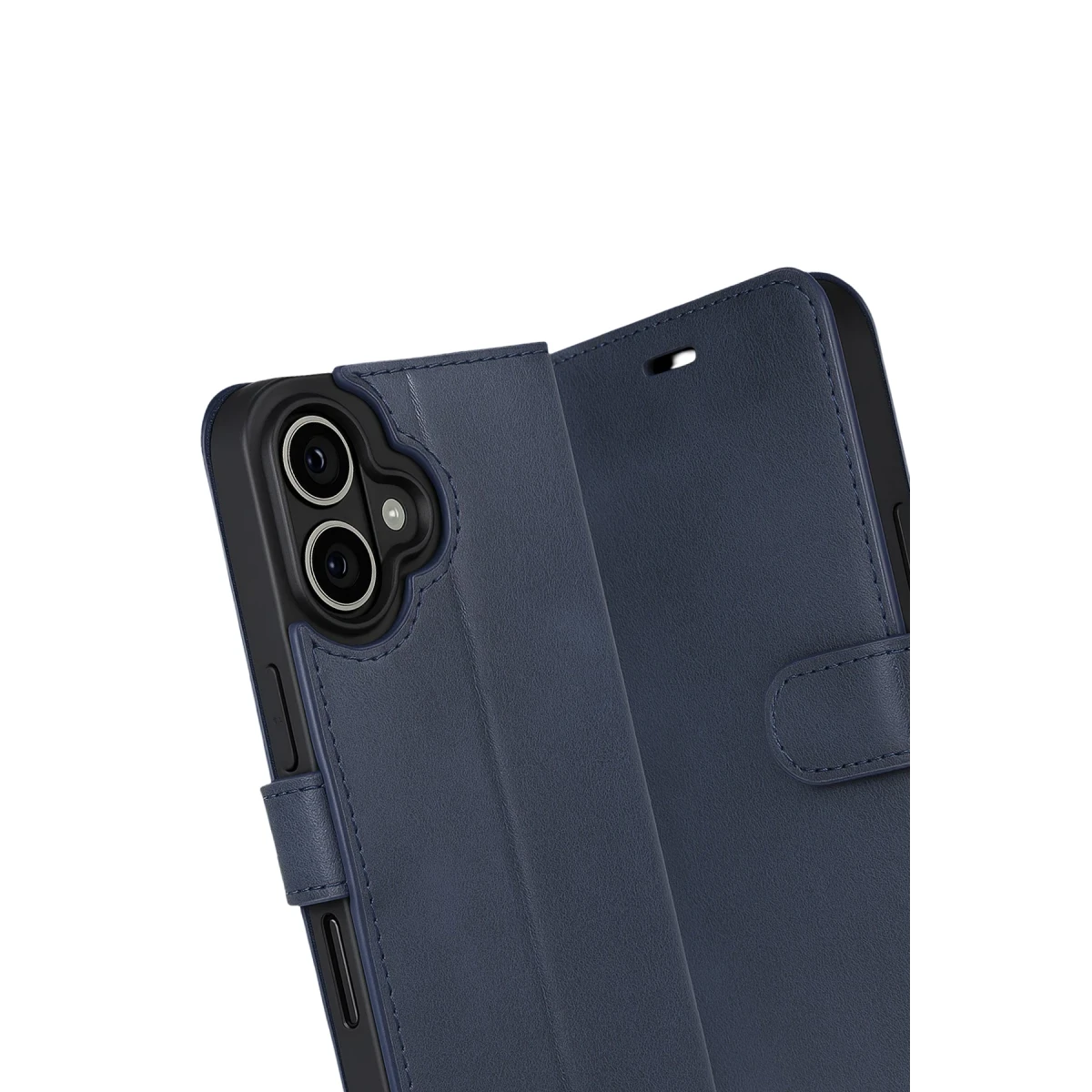 Newface Apple iPhone 17 Trend S Plus Kapaklı Kılıf - Lacivert
