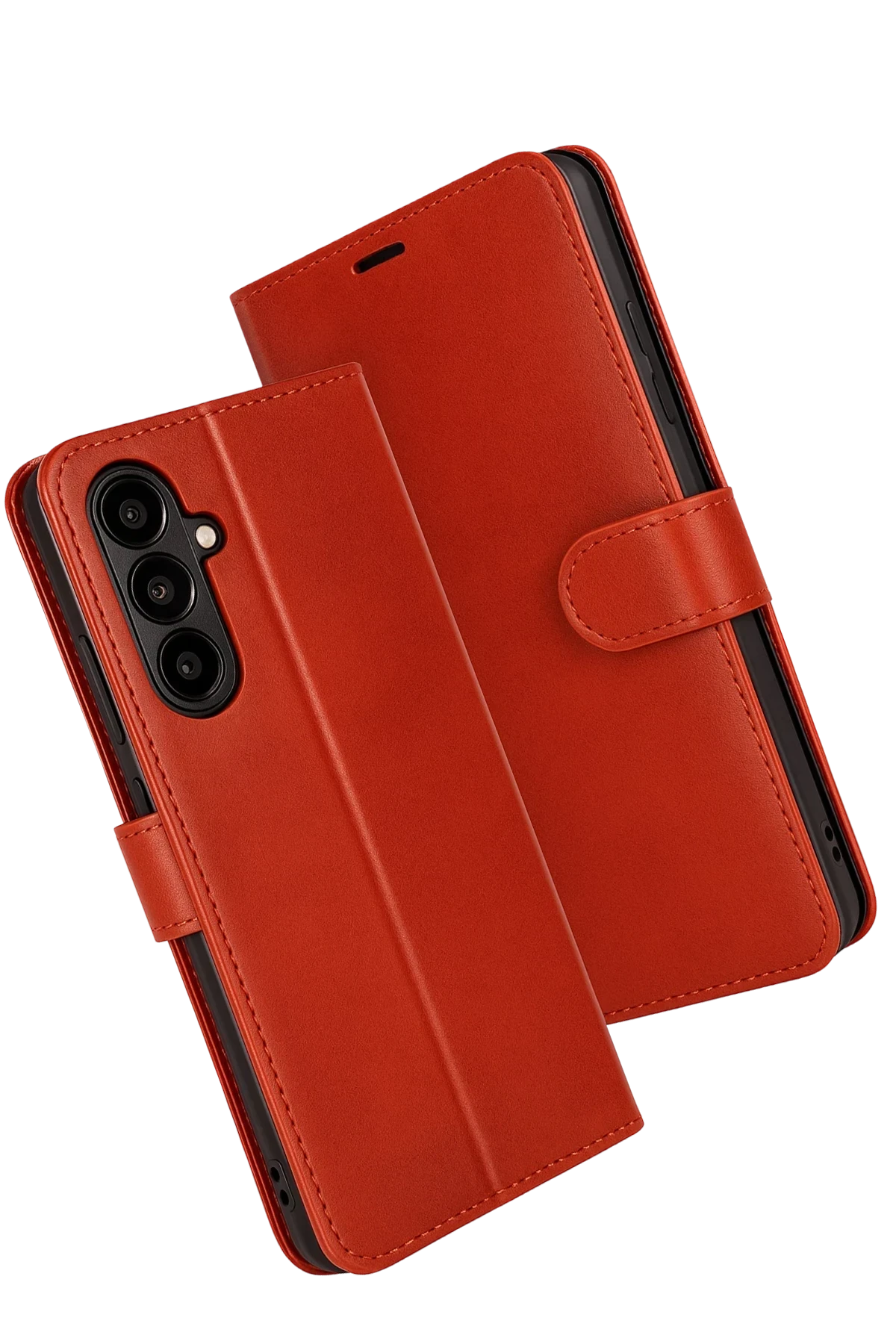 Newface Samsung Galaxy S25 FE Trend S Plus Kapaklı Kılıf - Kırmızı — görsel 2