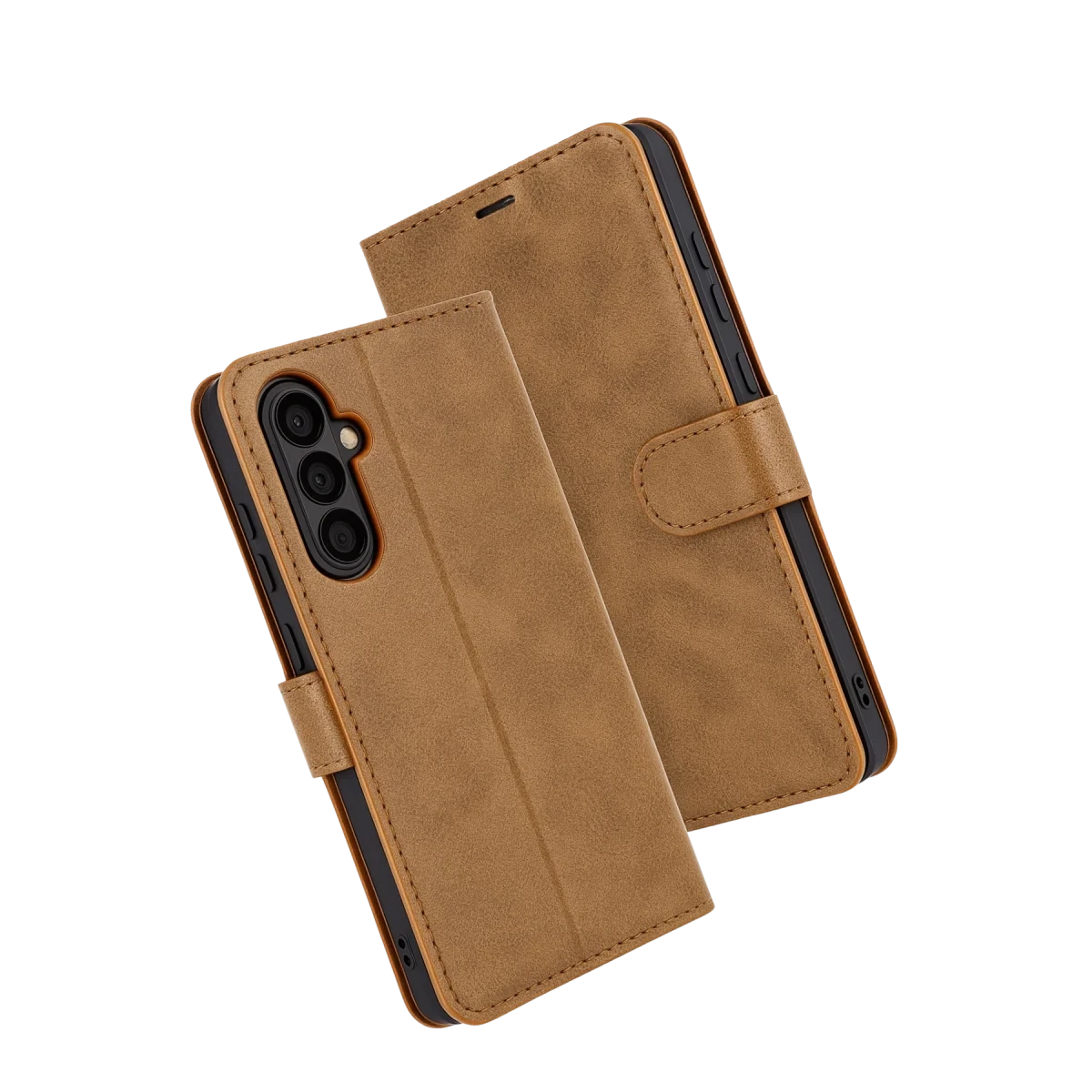 Newface Samsung Galaxy S25 FE Trend S Plus Kapaklı Kılıf - Taba