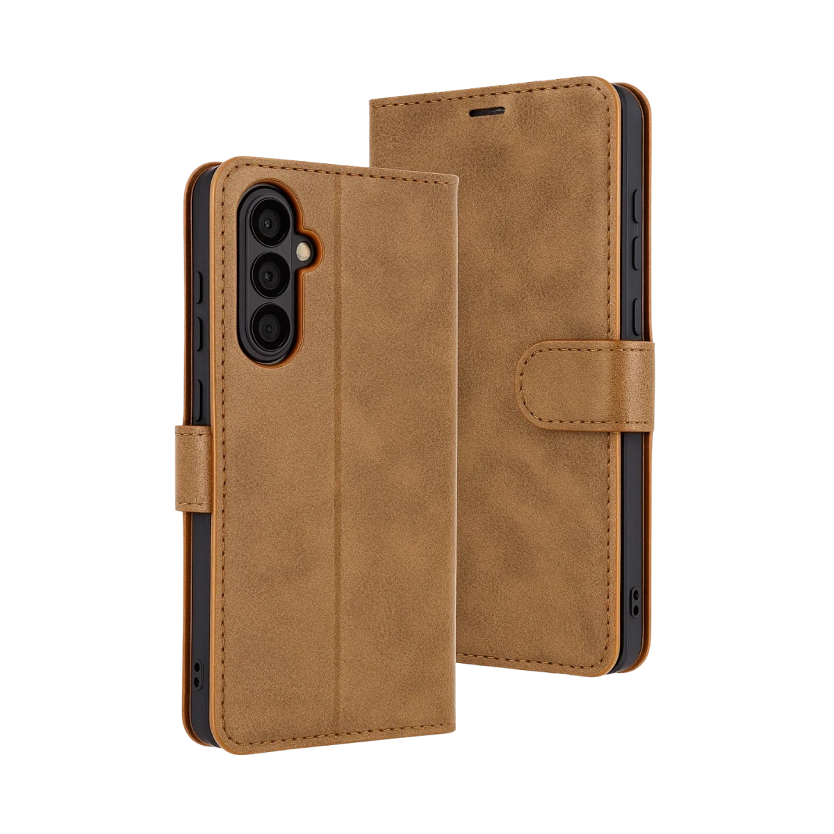 Newface Samsung Galaxy S25 FE Trend S Plus Kapaklı Kılıf - Taba