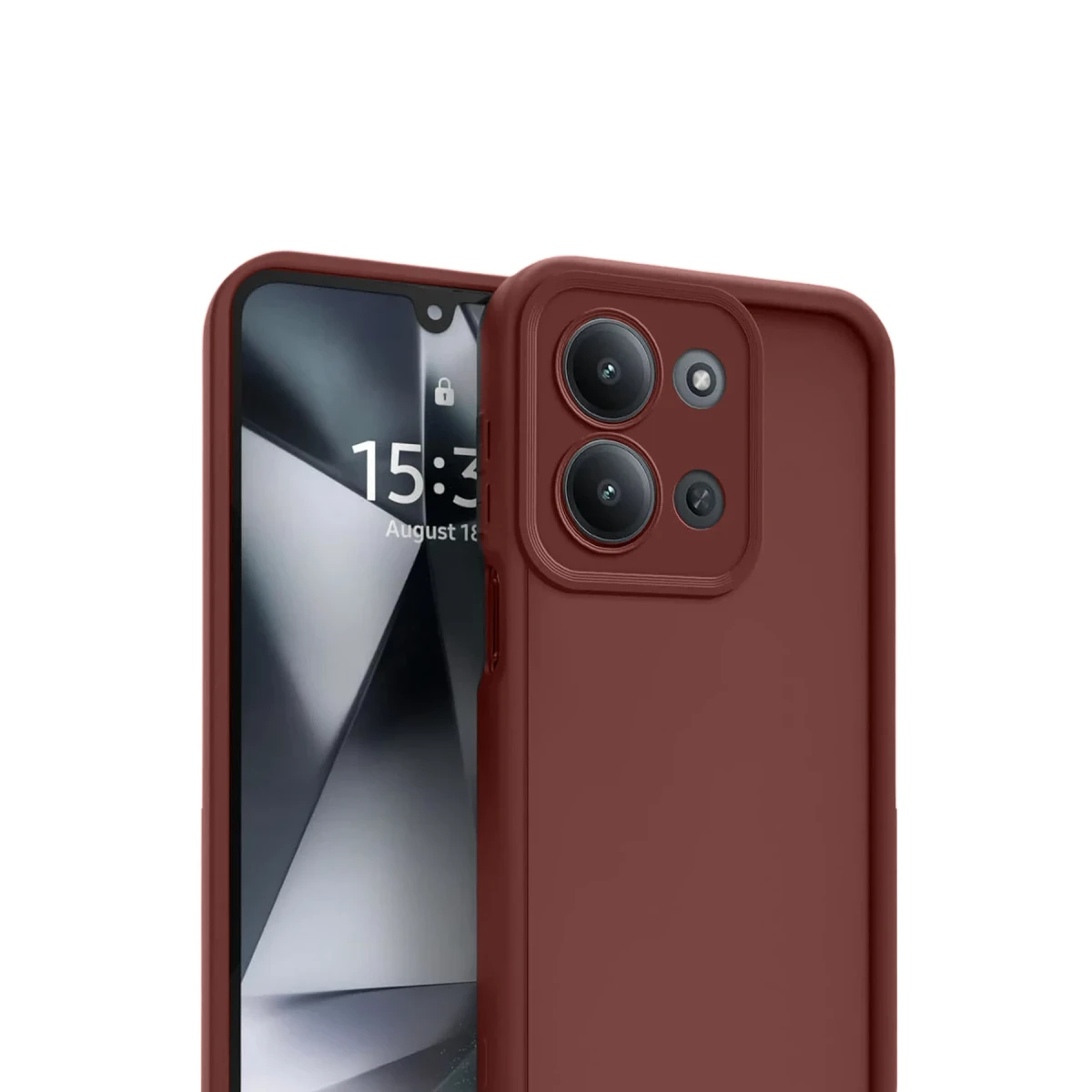 Newface Xiaomi Redmi 15C 4G Viera Silikon - Bordo — görsel 5