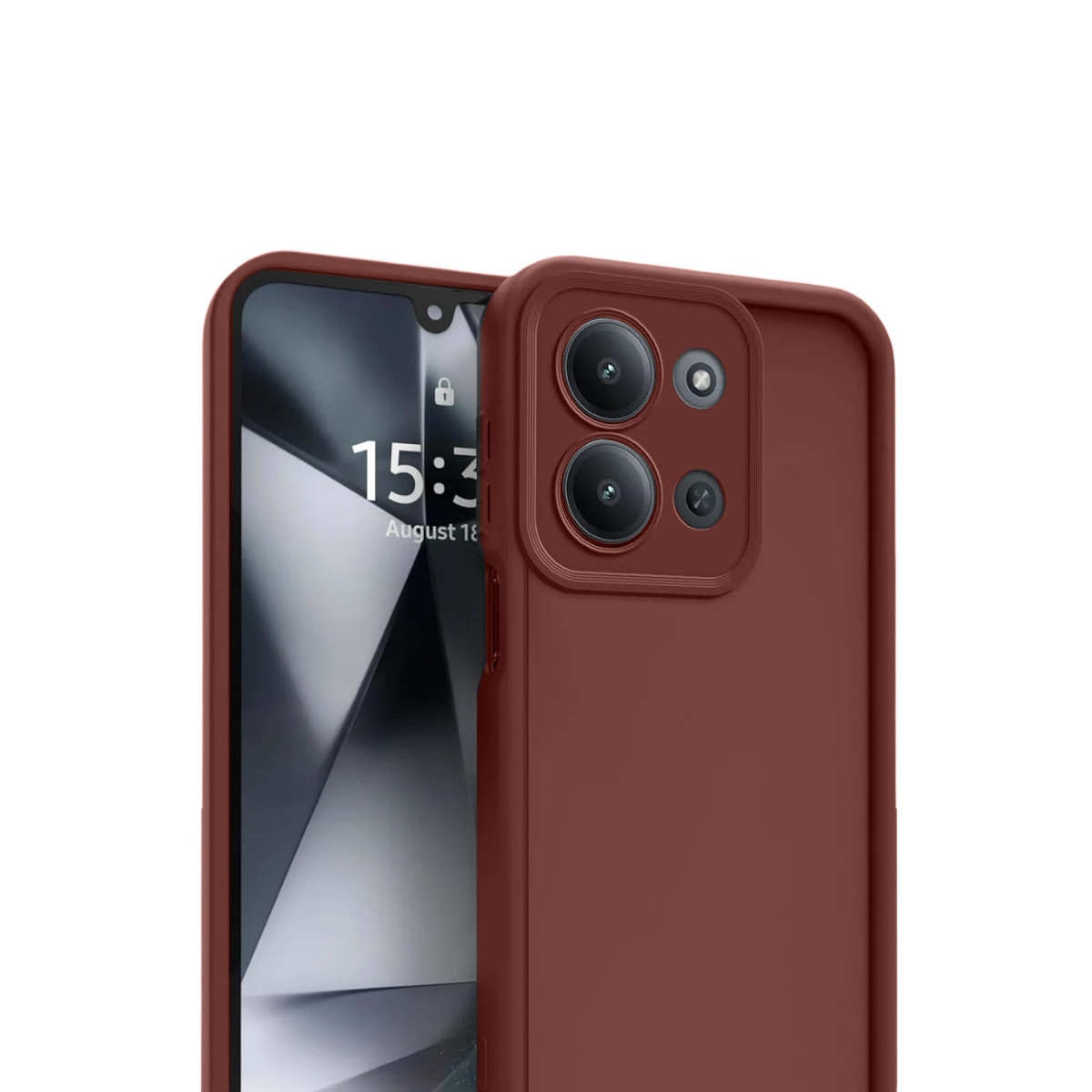 Newface Xiaomi Redmi 15C 4G Viera Silikon - Bordo — görsel 8