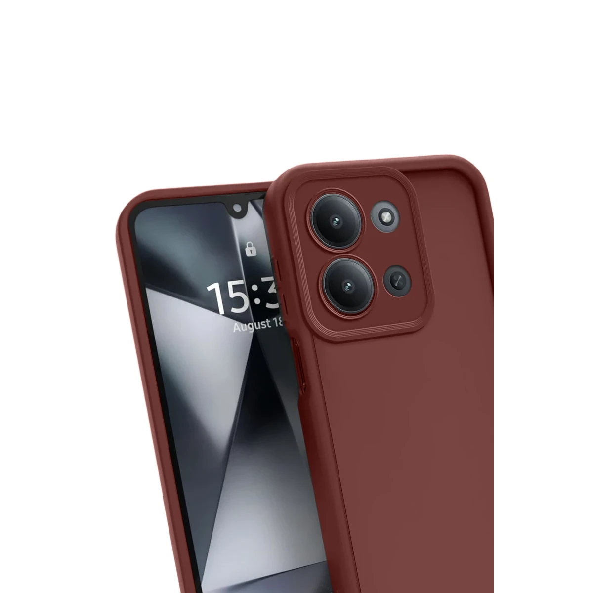 Newface Xiaomi Redmi 15C 4G Viera Silikon - Bordo — görsel 6