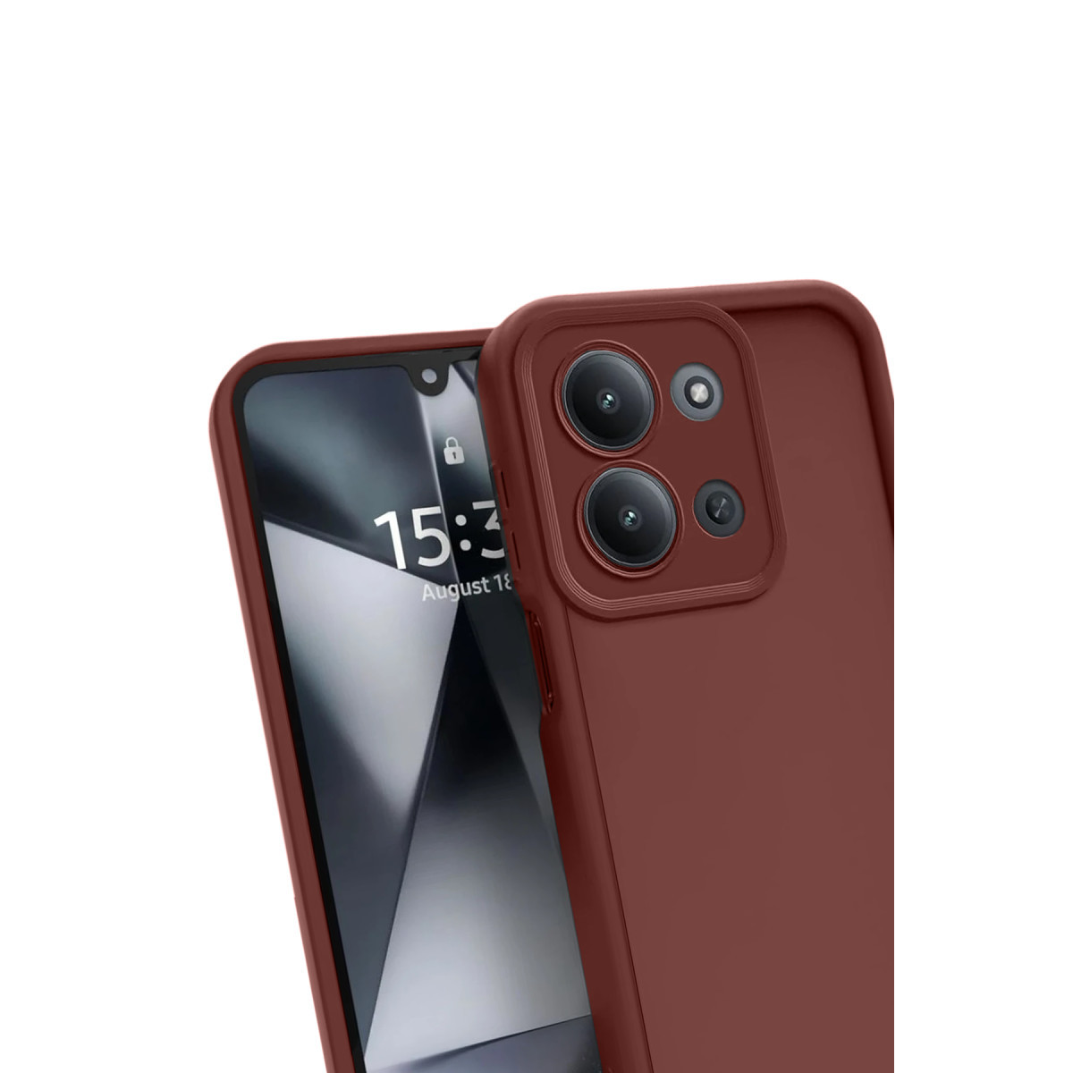 Newface Xiaomi Redmi 15C 4G Viera Silikon - Bordo — görsel 9