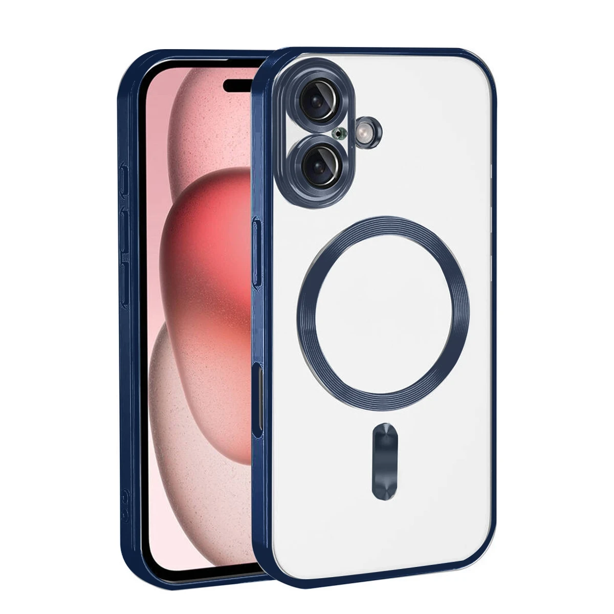 Newface Apple iPhone 17 Kross Magneticsafe Kapak - Lacivert