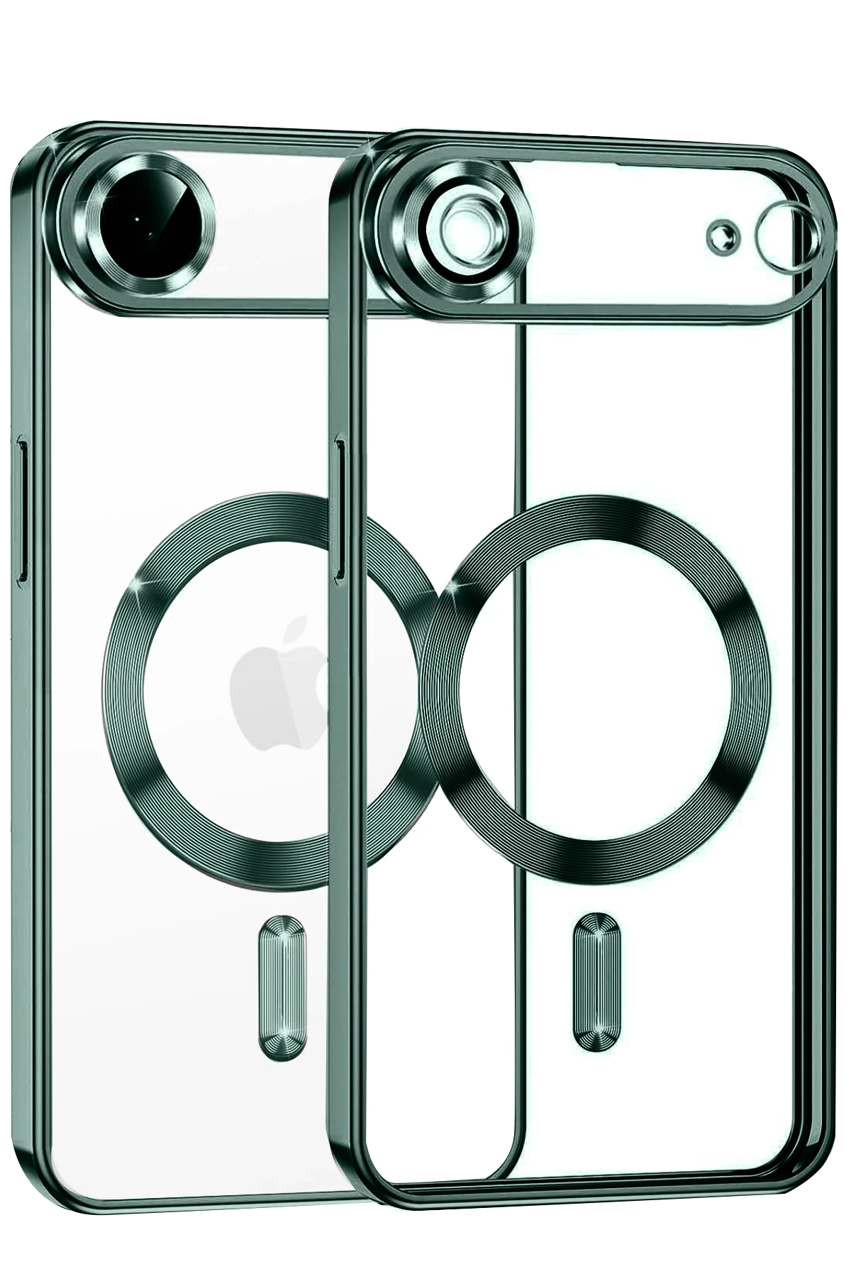 Newface Apple iPhone 17 Air Kross Magneticsafe Kapak - Koyu Yeşil