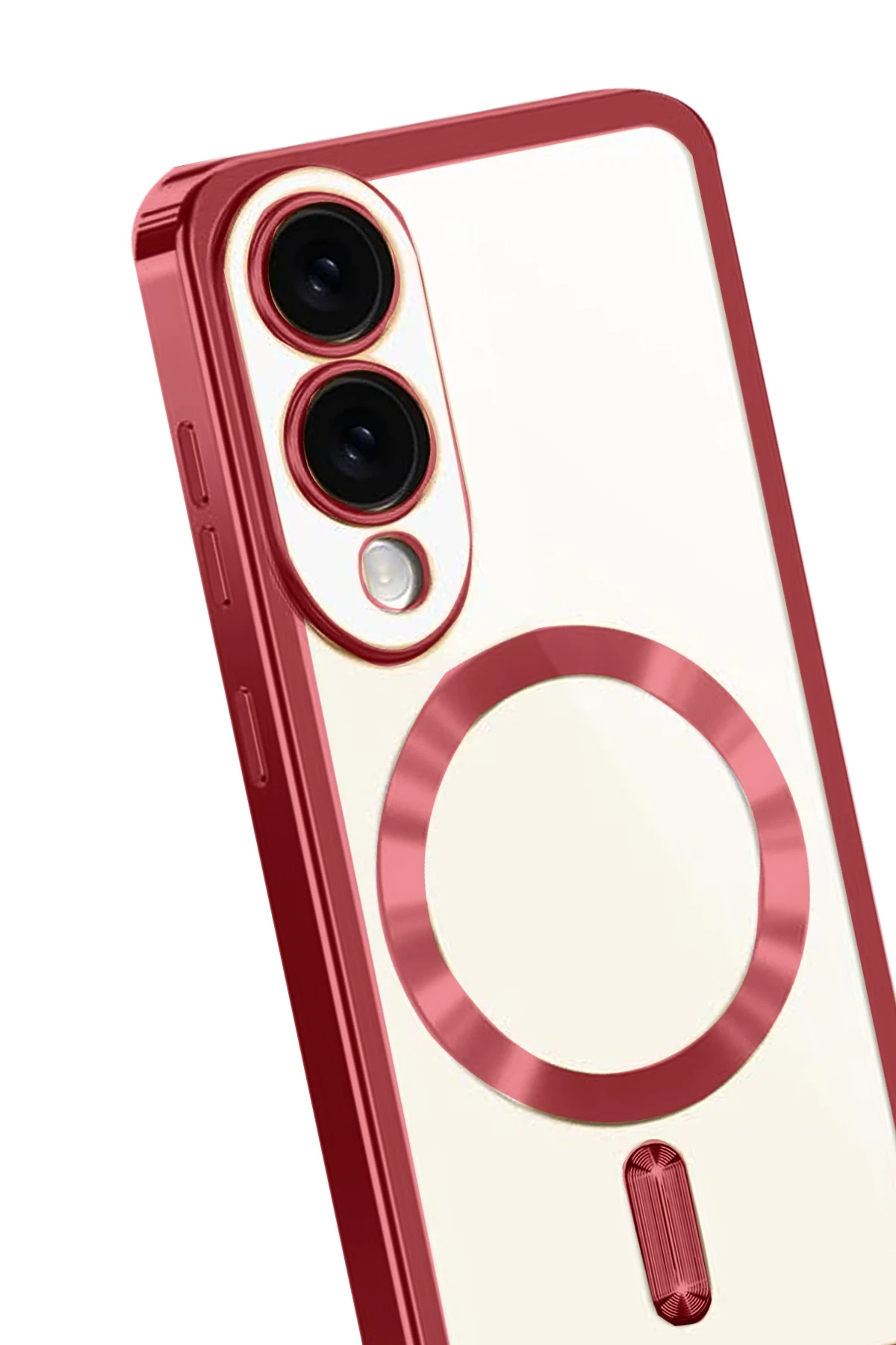 Newface Samsung Galaxy S25 Edge Kross Magneticsafe Kapak - Kırmızı