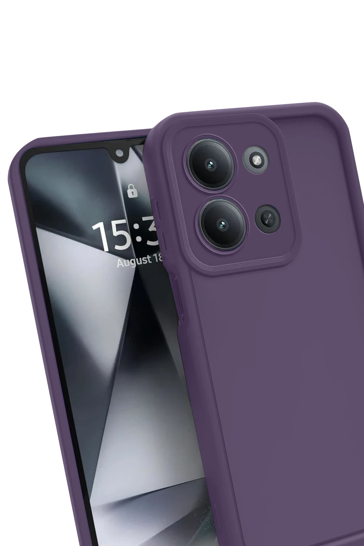 Newface Xiaomi Redmi 15C 4G Viera Silikon - Mürdüm