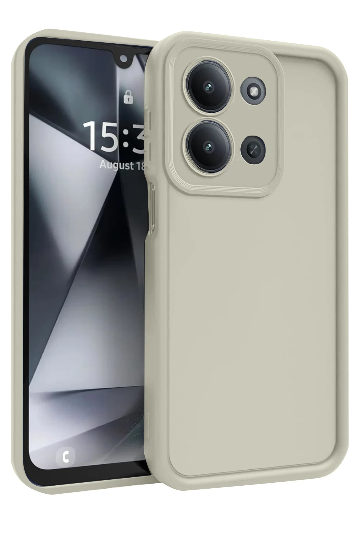 Newface Xiaomi Redmi 15C 4G Viera Silikon - Krem
