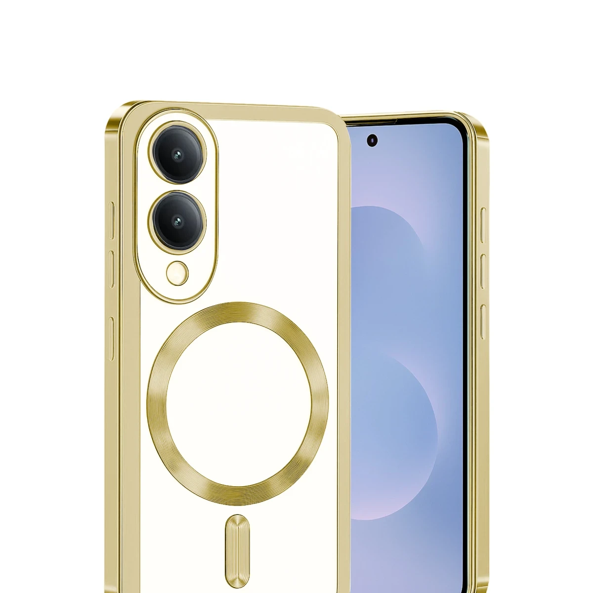 Newface Samsung Galaxy S25 Edge Kross Magneticsafe Kapak - Gold — görsel 5