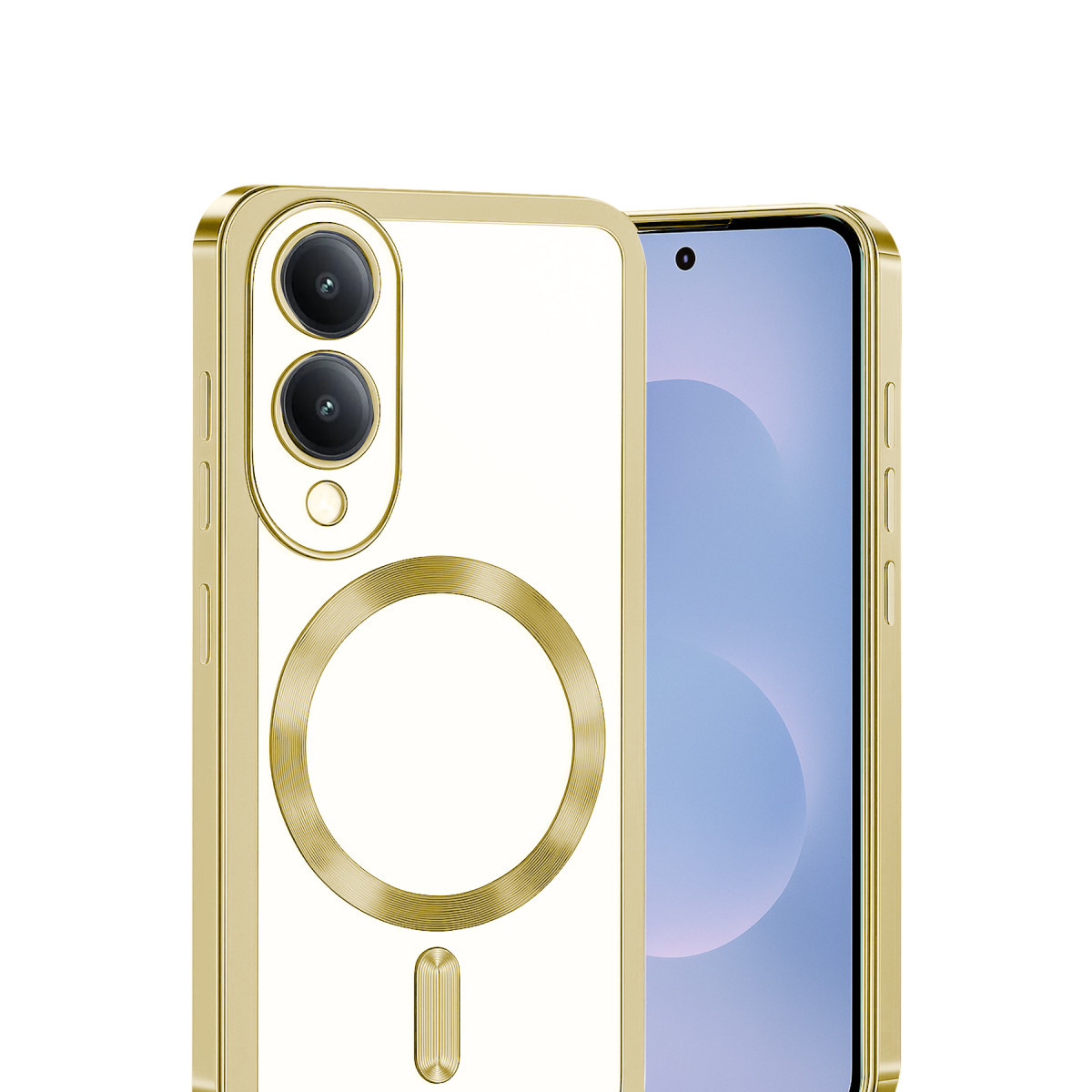 Newface Samsung Galaxy S25 Edge Kross Magneticsafe Kapak - Gold — görsel 8