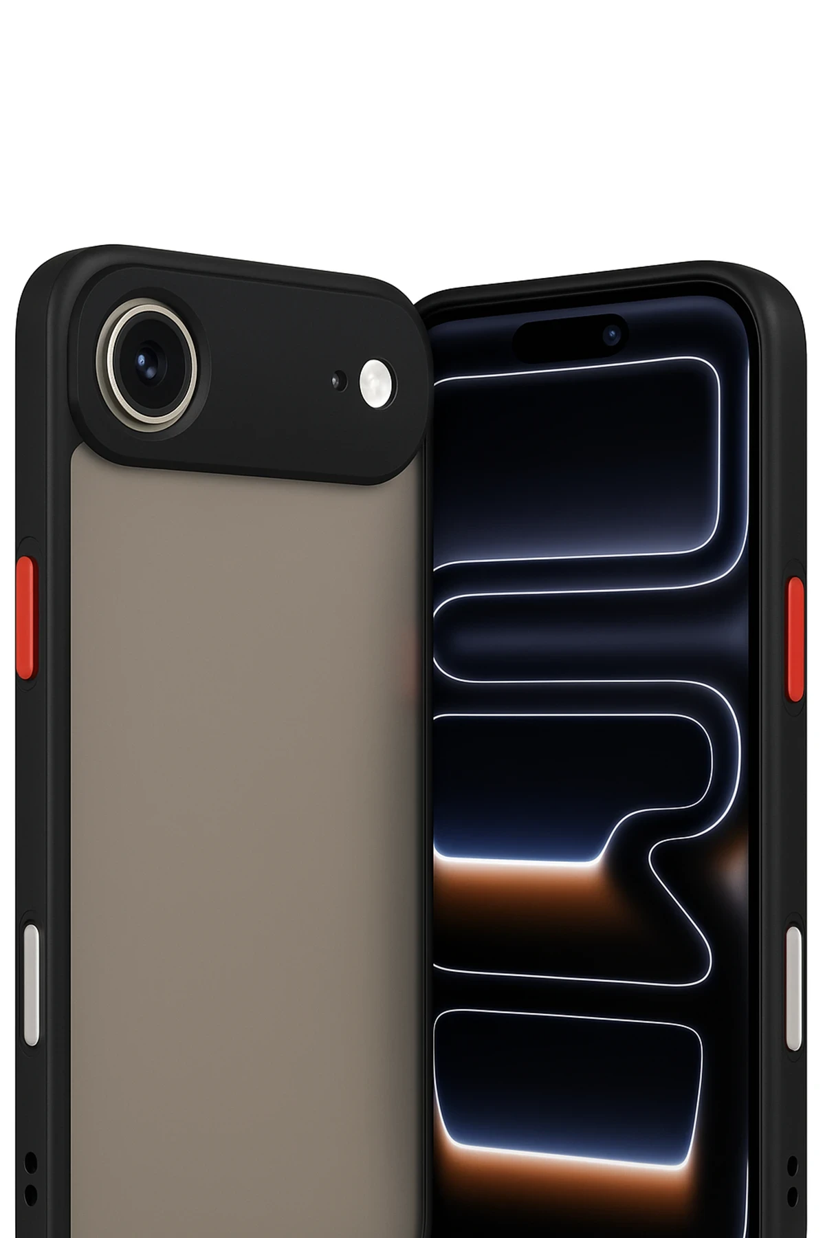 Newface iPhone 17 Air Kılıf Montreal Silikon Kapak - Siyah