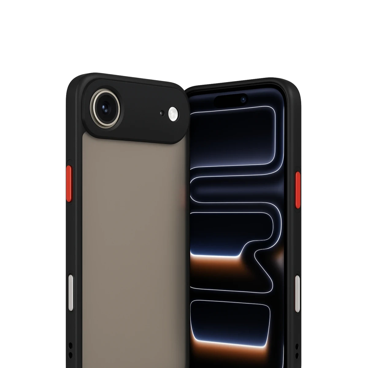 Newface Apple iPhone 17 Air Kılıf Montreal Silikon Kapak - Siyah — görsel 5