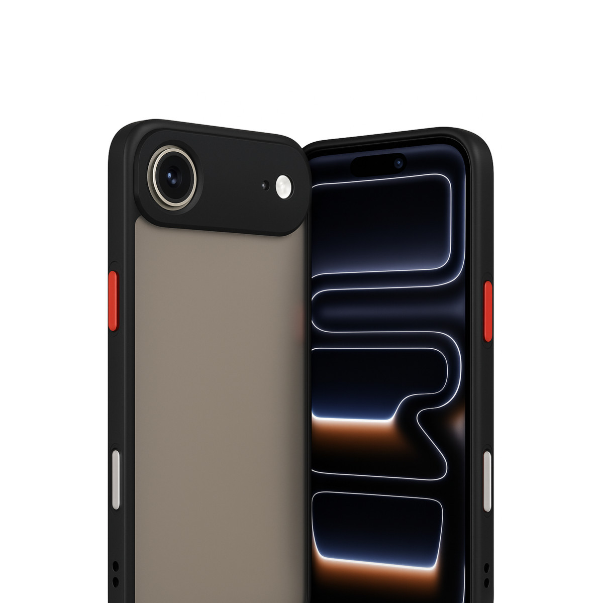 Newface Apple iPhone 17 Air Kılıf Montreal Silikon Kapak - Siyah — görsel 8