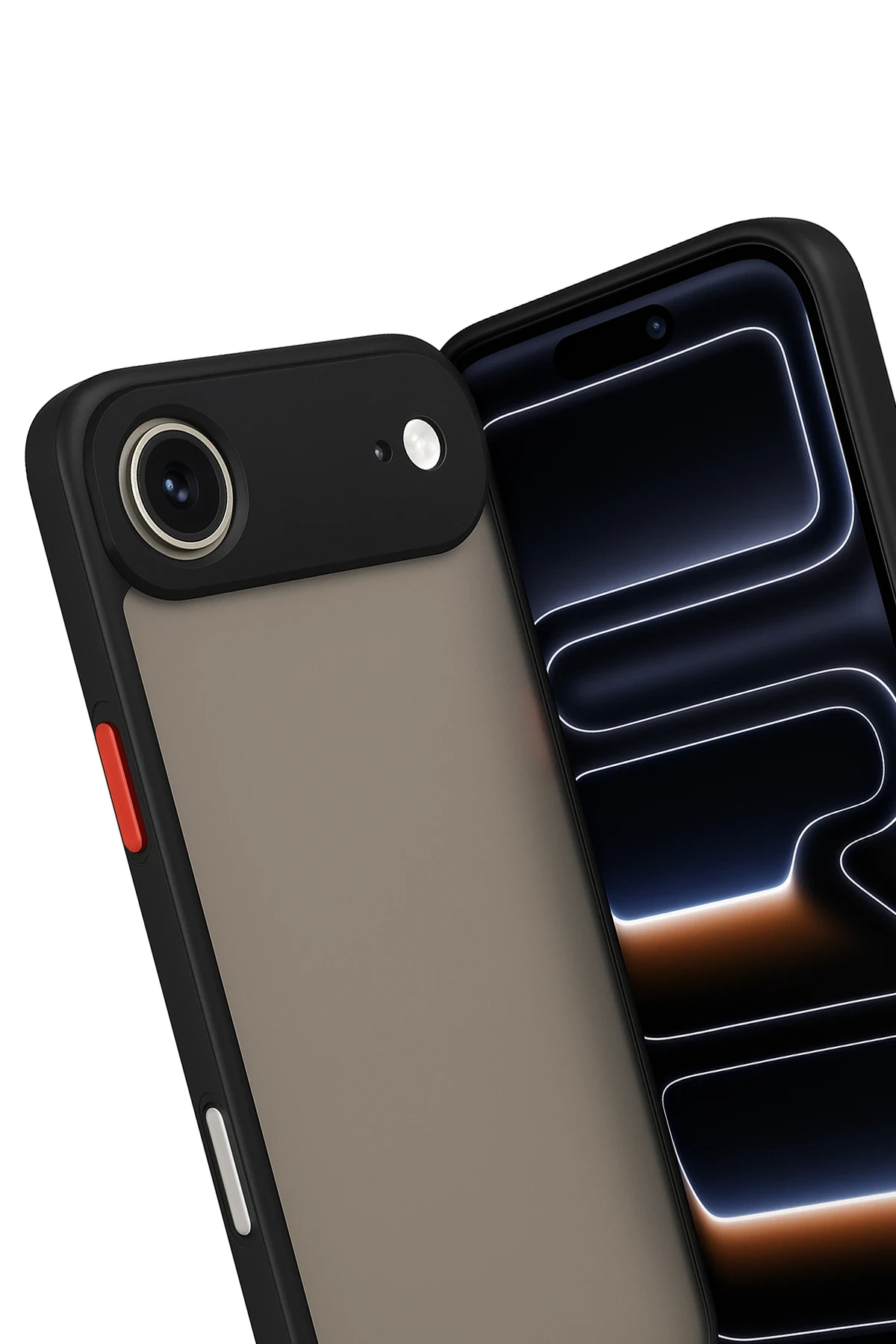 Newface iPhone 17 Air Kılıf Montreal Silikon Kapak - Siyah