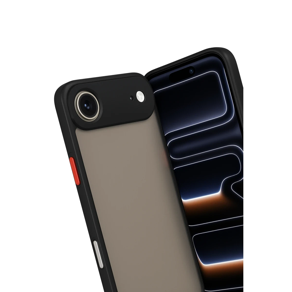 Newface Apple iPhone 17 Air Kılıf Montreal Silikon Kapak - Siyah — görsel 6