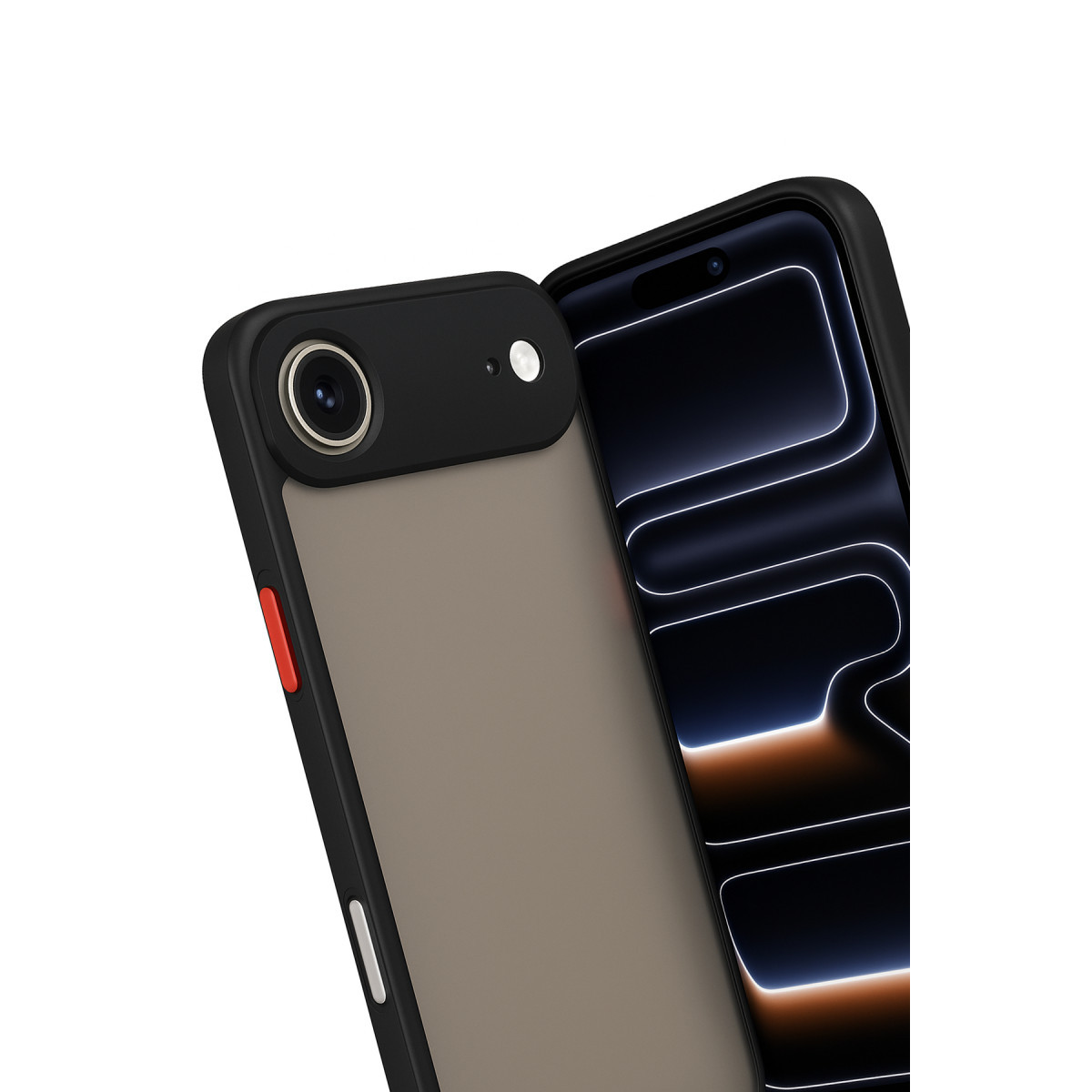 Newface Apple iPhone 17 Air Kılıf Montreal Silikon Kapak - Siyah — görsel 9