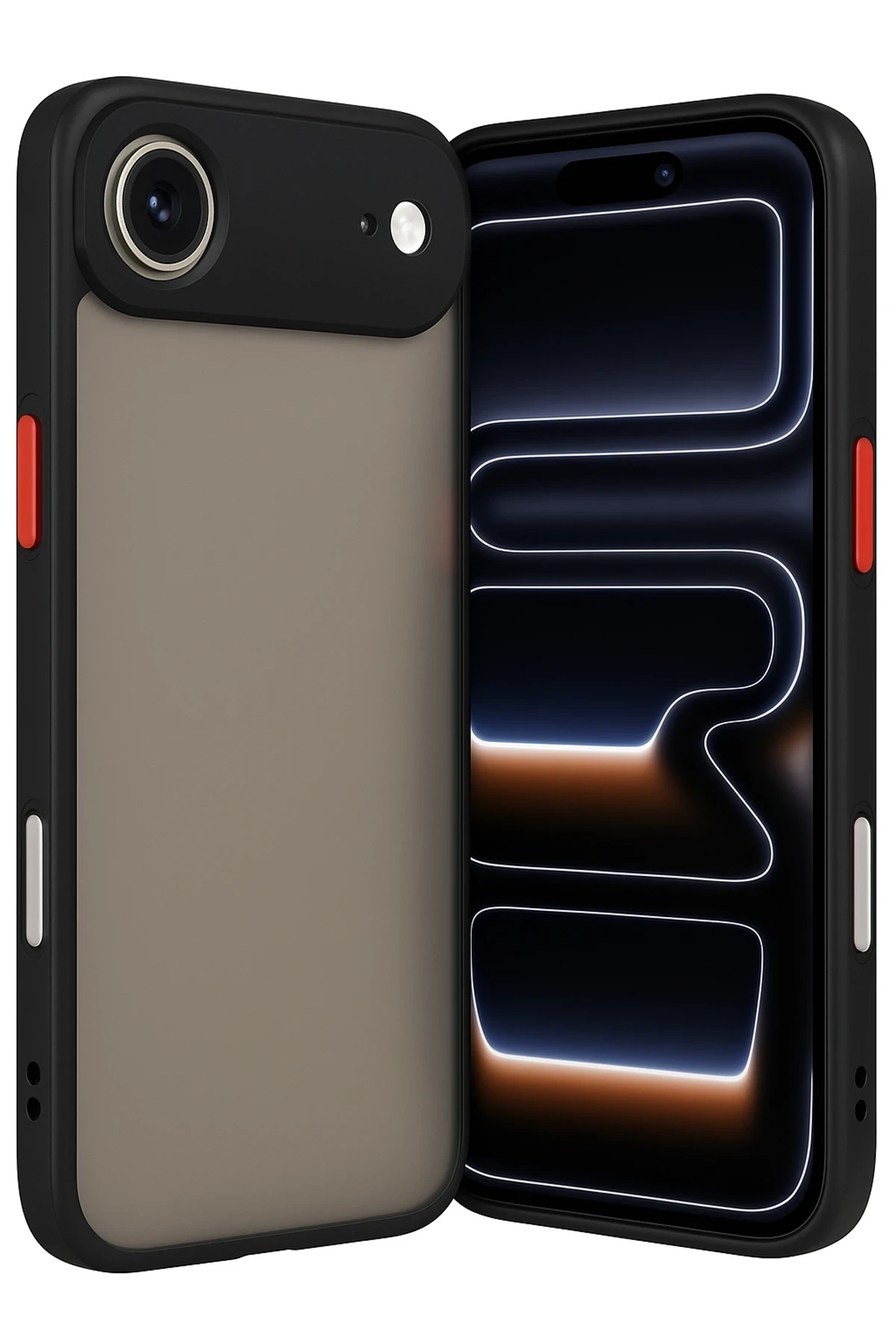 Newface iPhone 17 Air Kılıf Montreal Silikon Kapak - Siyah
