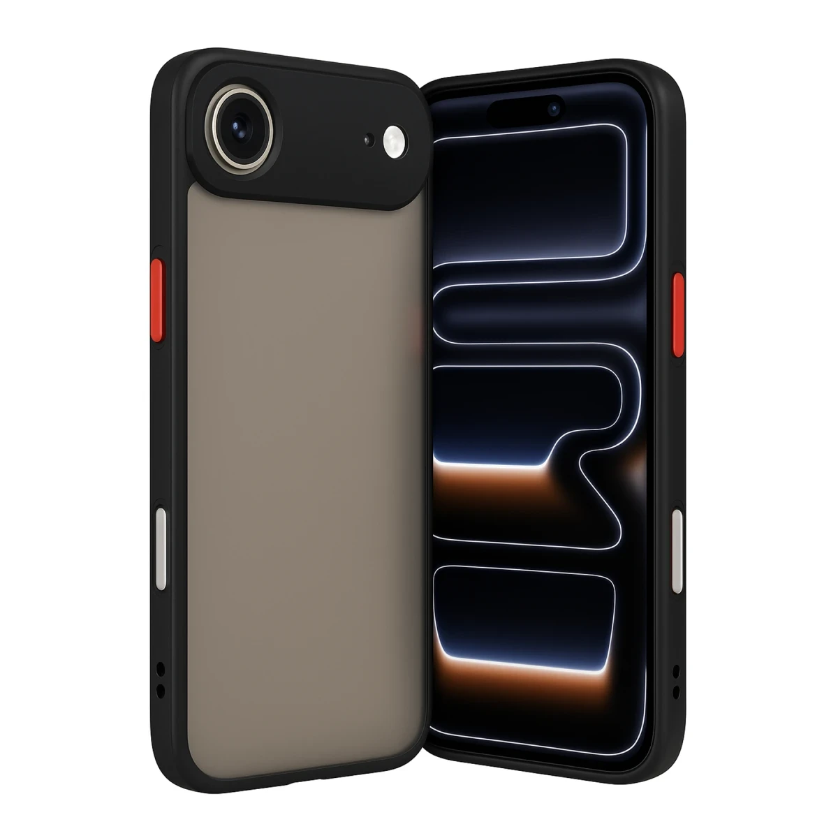 Newface Apple iPhone 17 Air Kılıf Montreal Silikon Kapak - Siyah — görsel 4