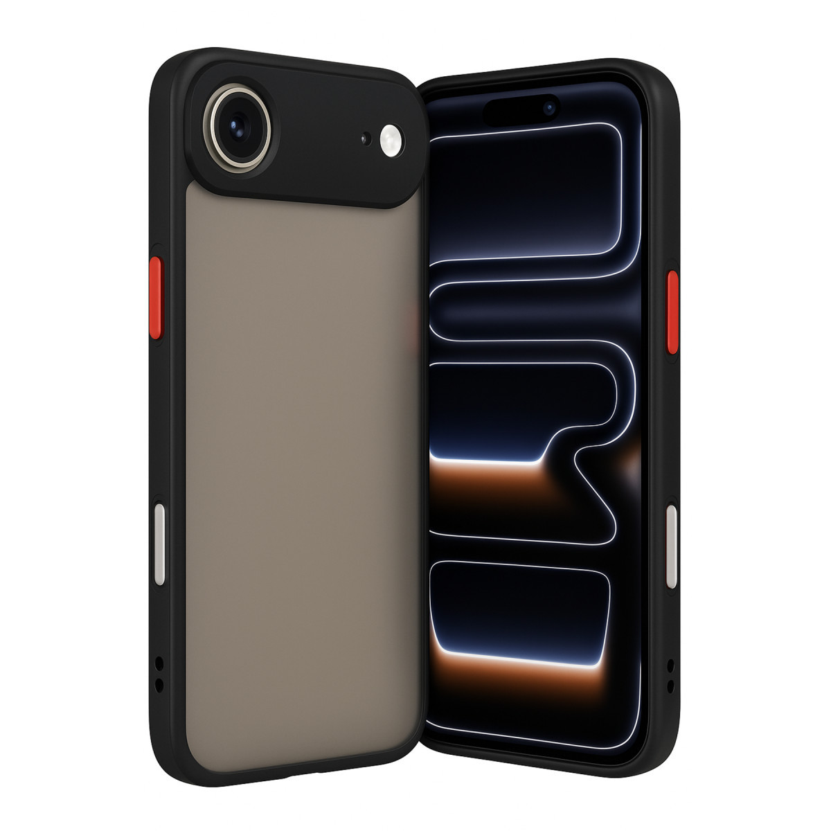 Newface Apple iPhone 17 Air Kılıf Montreal Silikon Kapak - Siyah — görsel 7