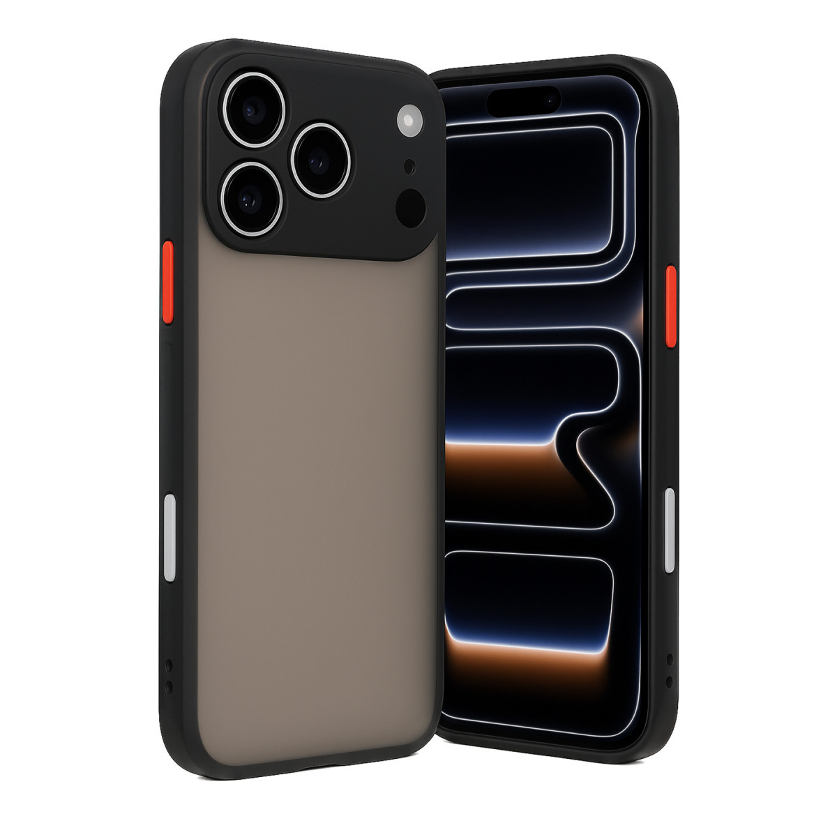 Newface Apple iPhone 17 Pro Max Kılıf Montreal Silikon Kapak - Siyah — görsel 7