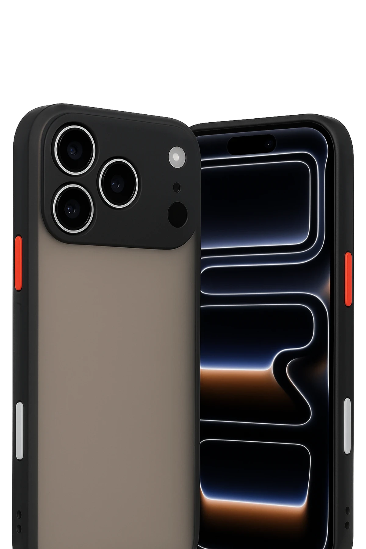 Newface iPhone 17 Pro Kılıf Montreal Silikon Kapak - Siyah