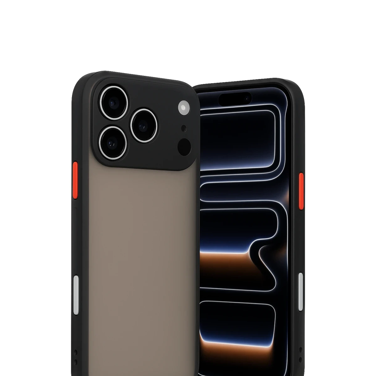Newface Apple iPhone 17 Pro Kılıf Montreal Silikon Kapak - Siyah — görsel 5